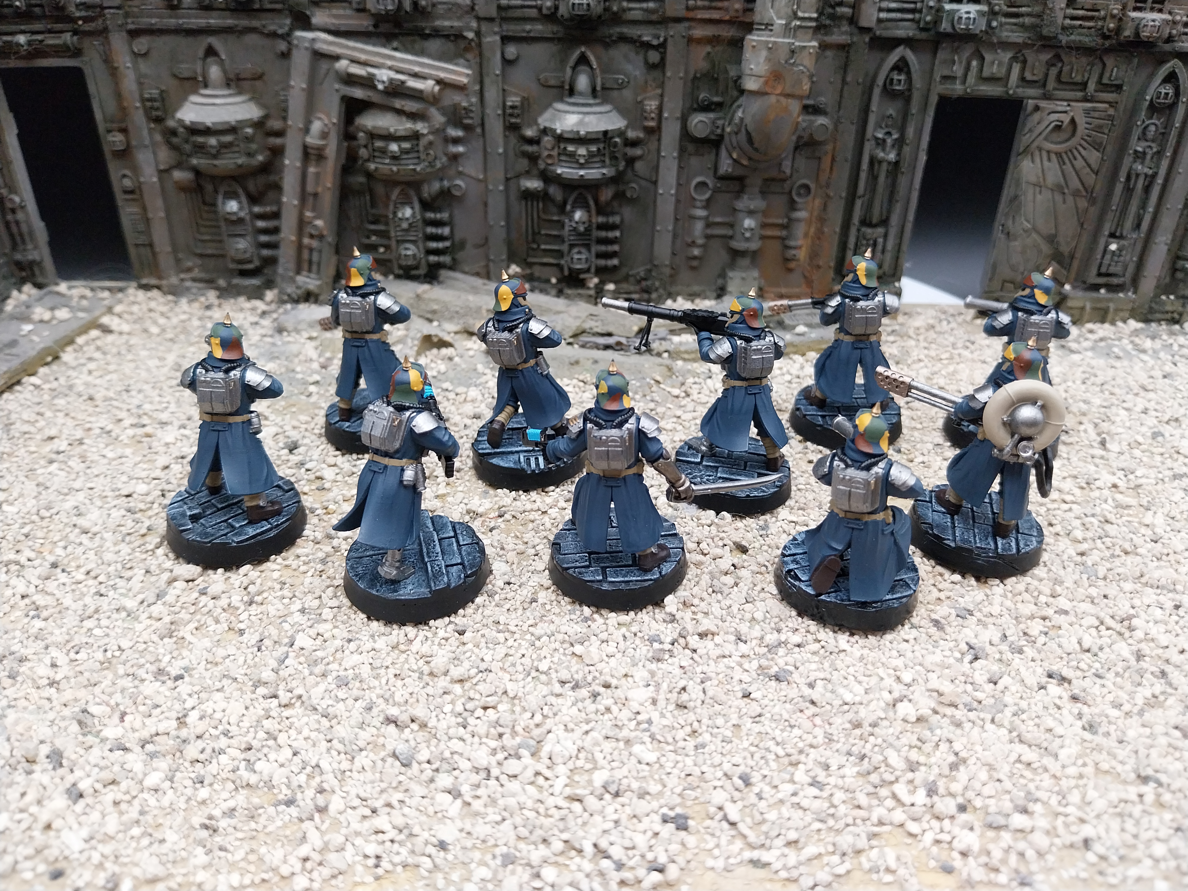 Death Korps of Krieg Grenadier Squad Warhammer 40 pro painted Militarum Pre-Sale
