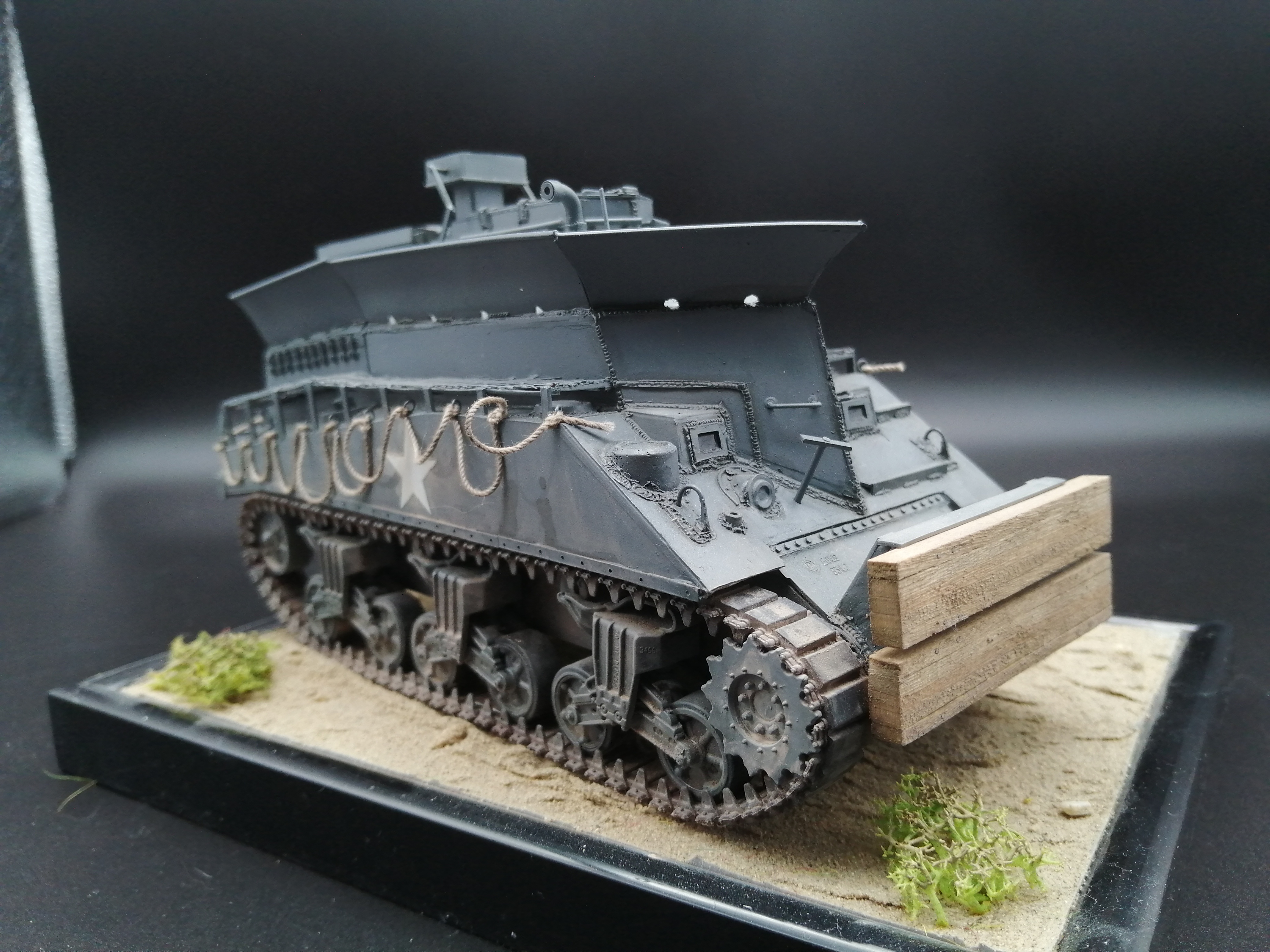Sherman BARV in 1/35 Custom conversion model commision