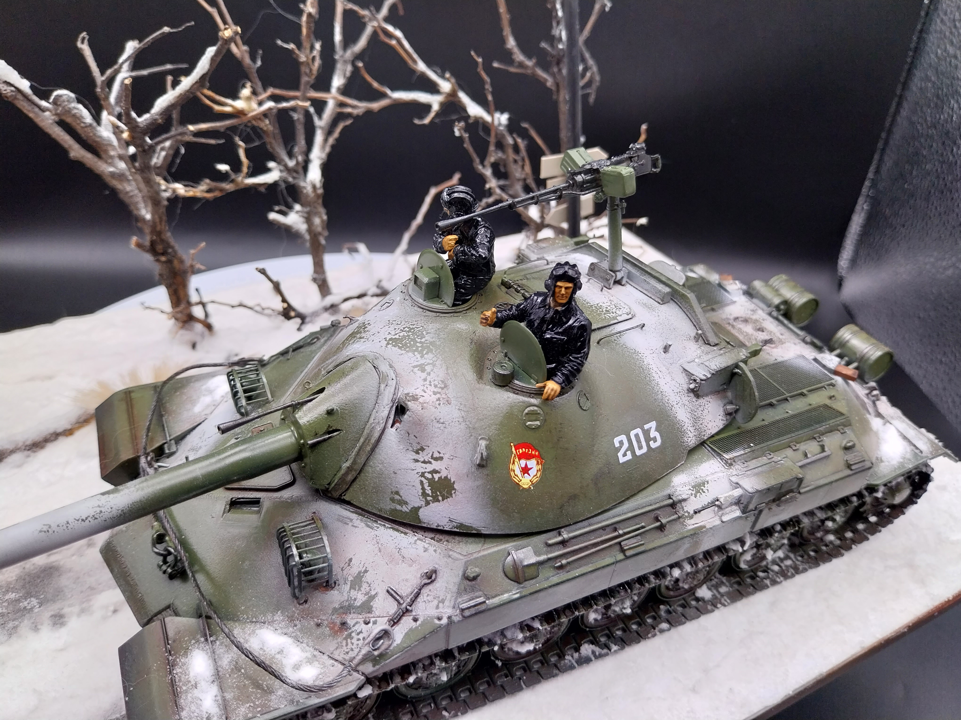 Trumpeter 05586 Soviet JS-7 Heavy Tank 1:35, Built & Painted Commission work