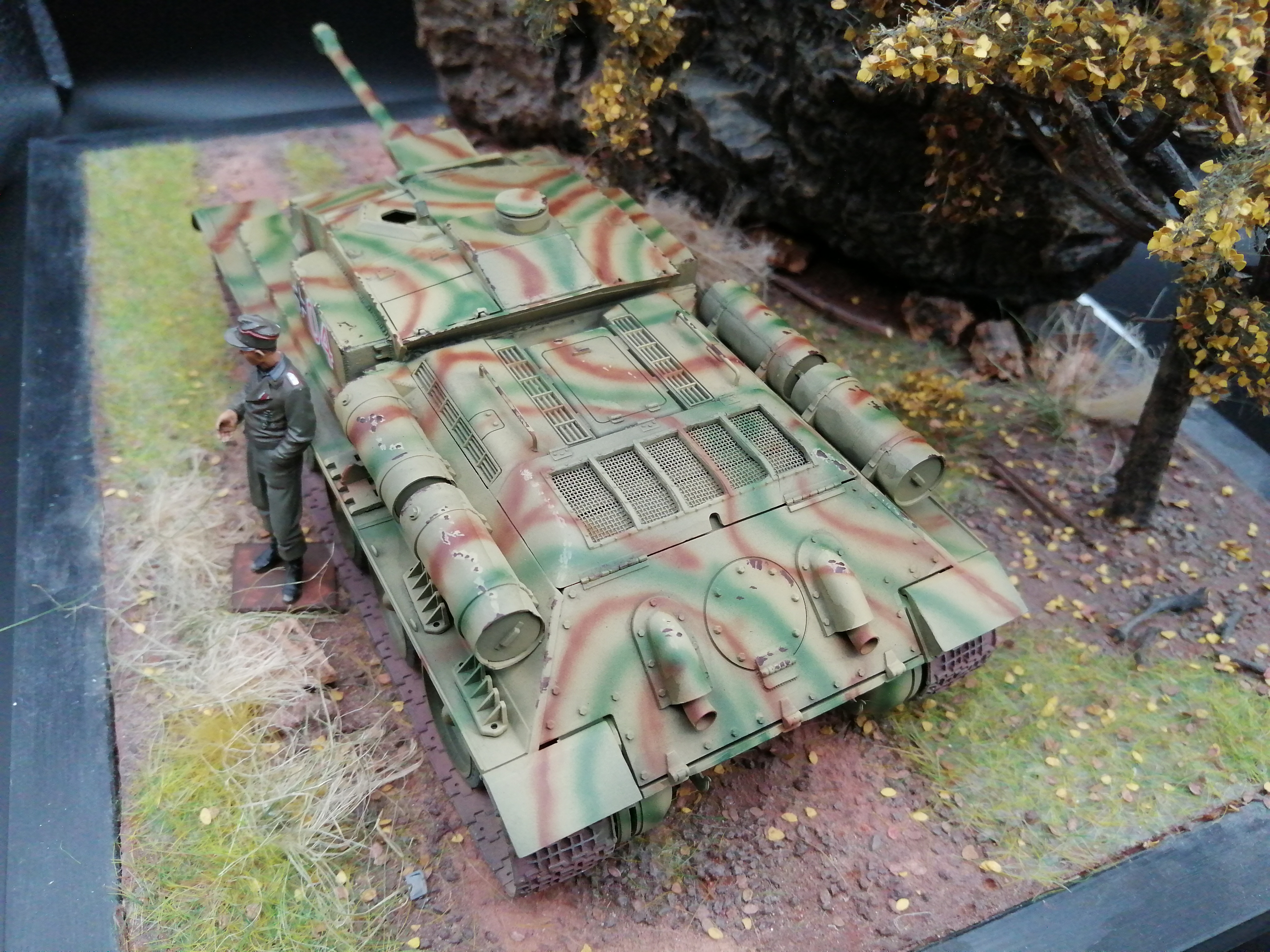 (Pre-Order) Bronco Models German StuG III Ausf C/D with 75mm and T34, conversion 1:35, Built & Painted