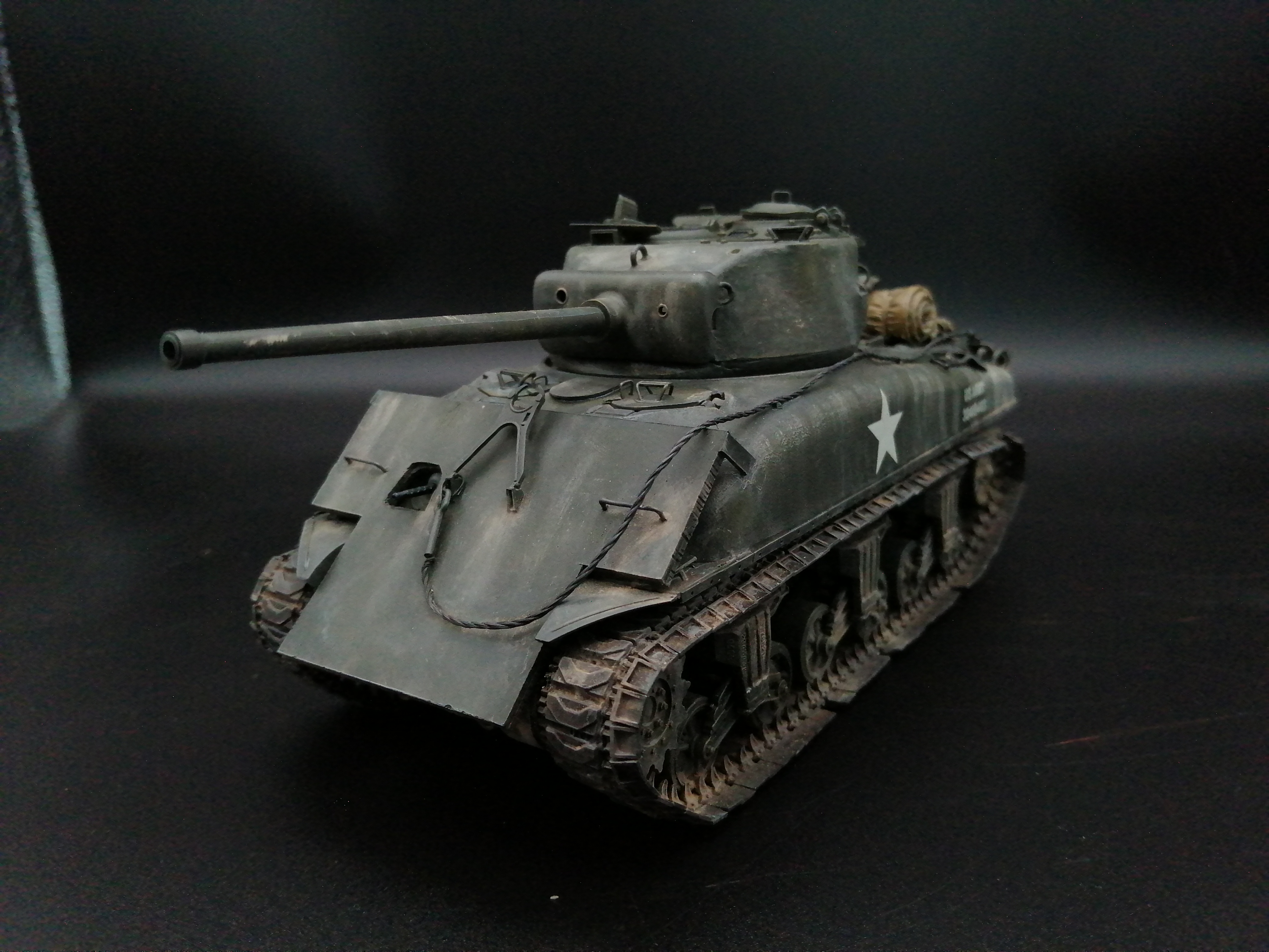 (Pre-Order) Tamiya  U.S. Sherman M4A1 1:35, Built & Painted conversion