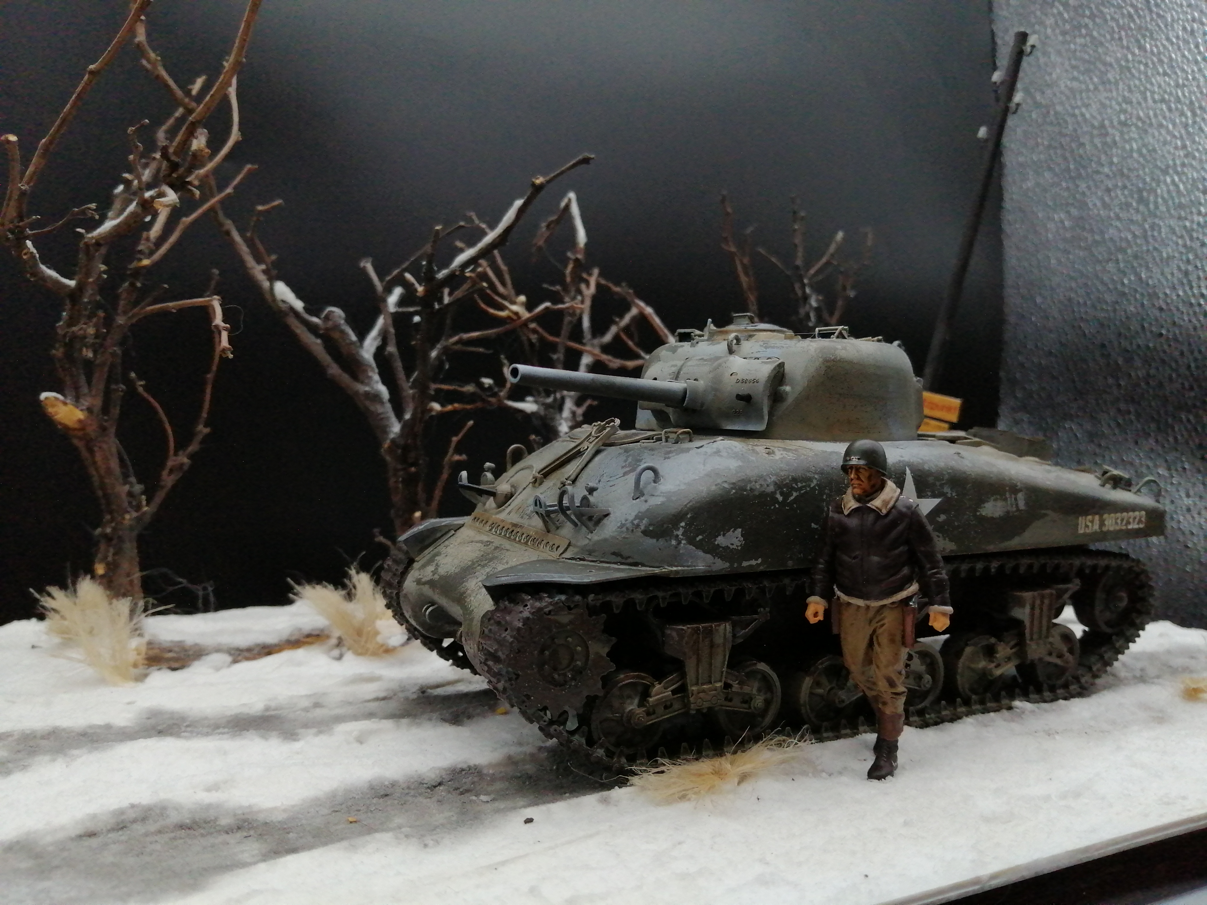 (Pre-Order) Tamiya U.S. Sherman M4A3 1:35, Built & Painted 
