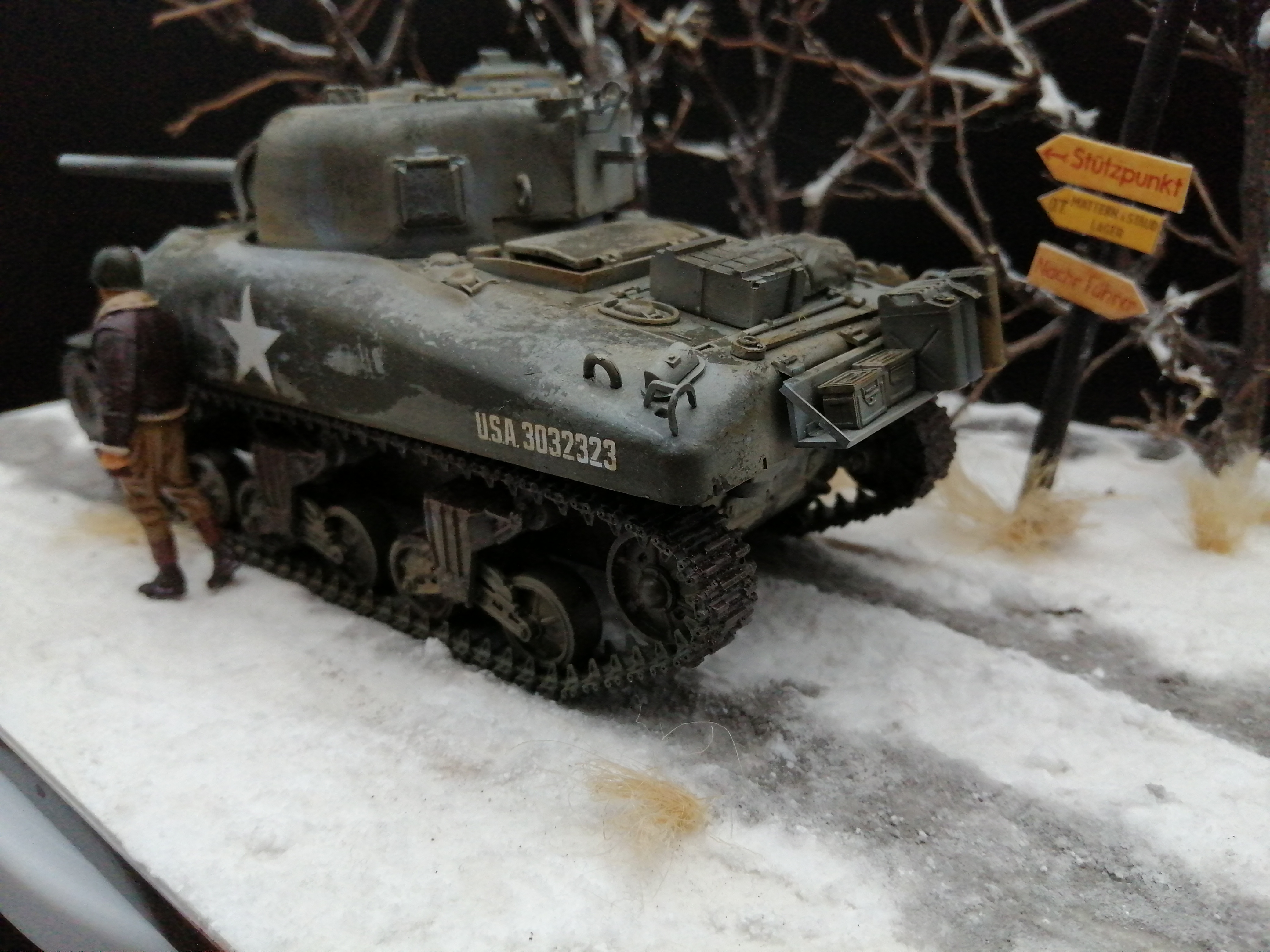 (Pre-Order) Tamiya U.S. Sherman M4A3 1:35, Built & Painted 