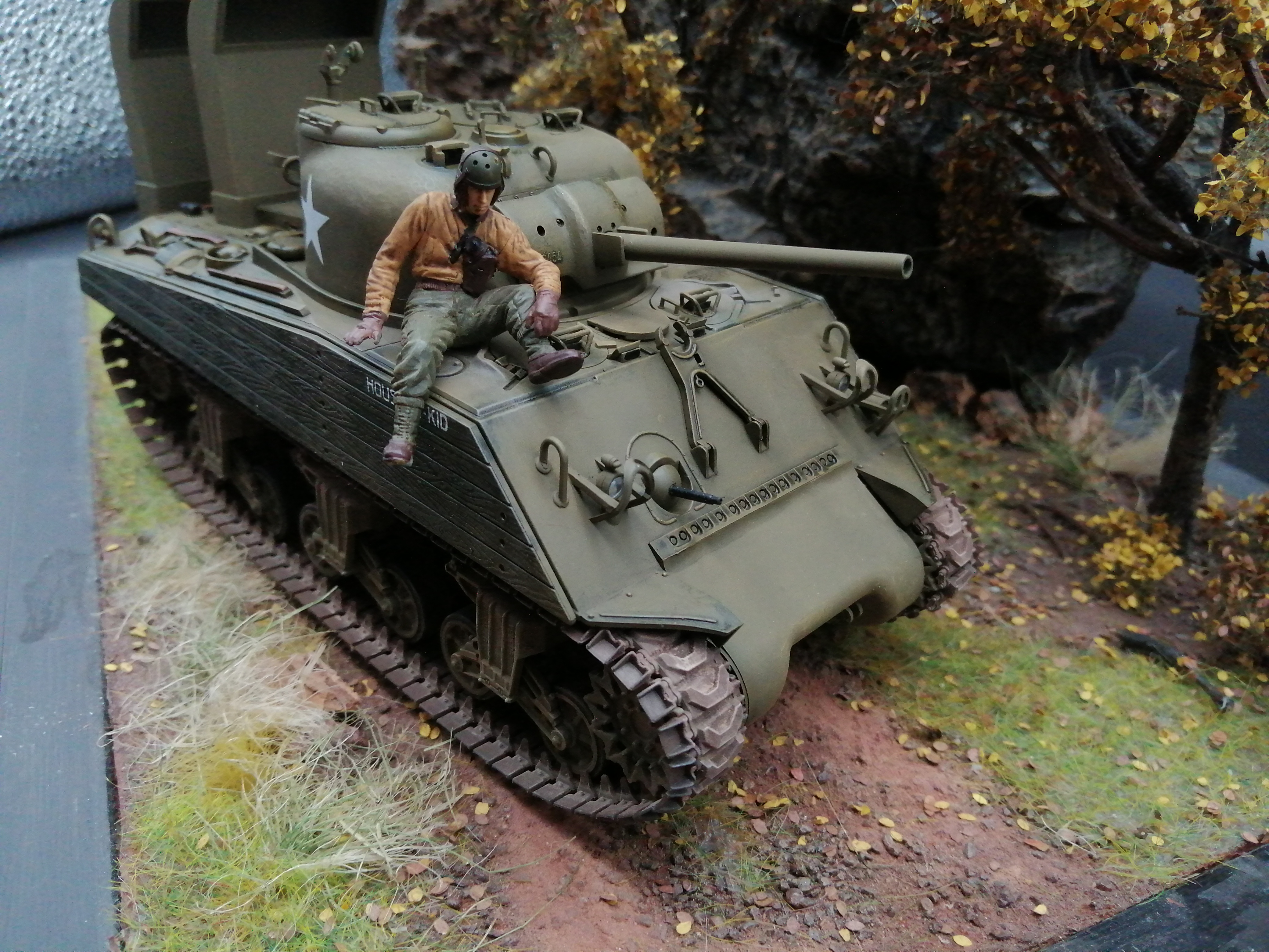(Pre-Order) Tamiya U.S. Sherman M4A3 1:35, Built & Painted  conversion