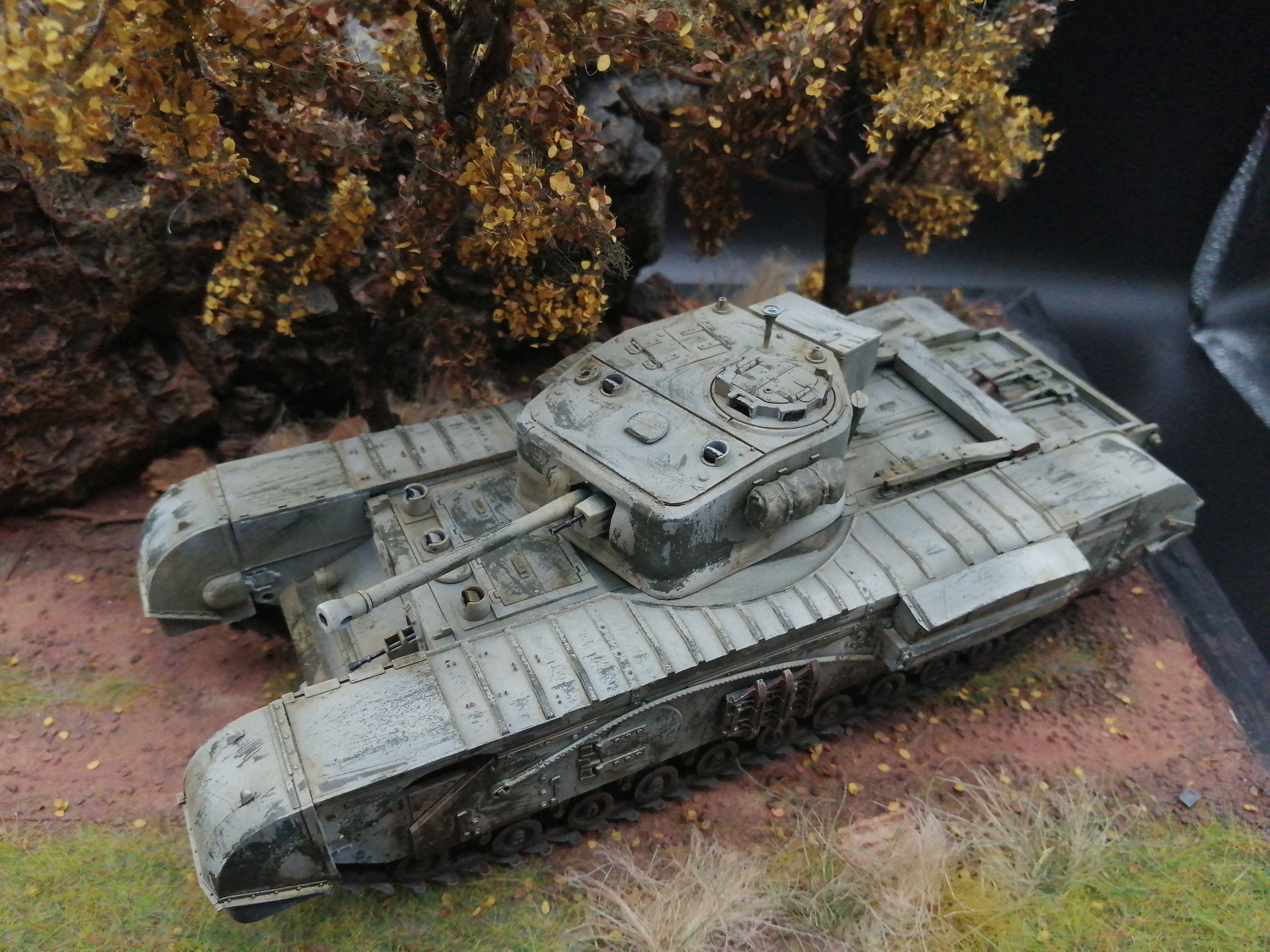 (Pre-Order) Tamiya  Brit. Tank Churchill Mk.VII (6) tank 1:35 Built & Painted