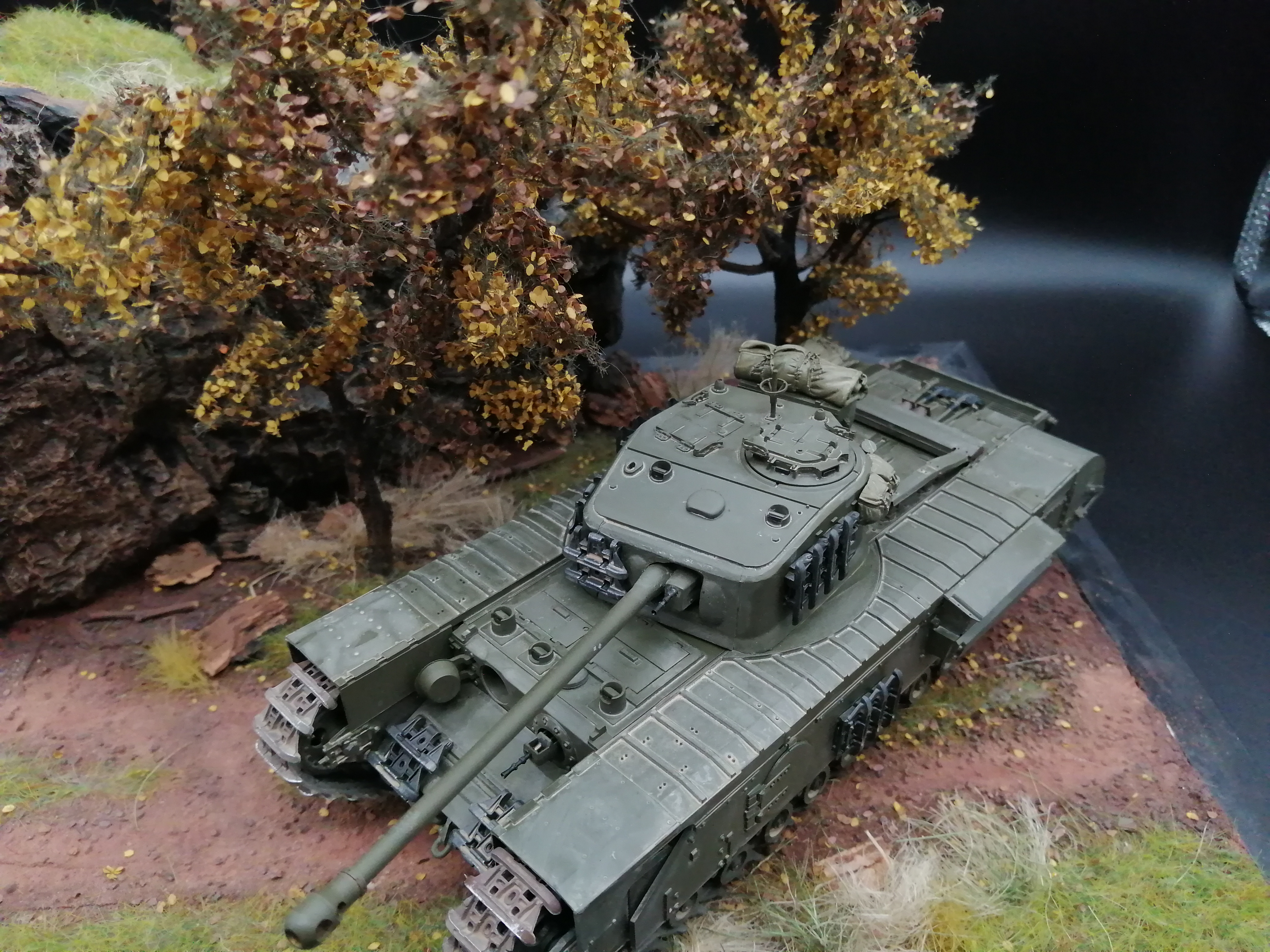 (Pre-Order) Tamiya  Brit. Tank Churchill Mk.VII (6) tank 1:35 Built & Painted