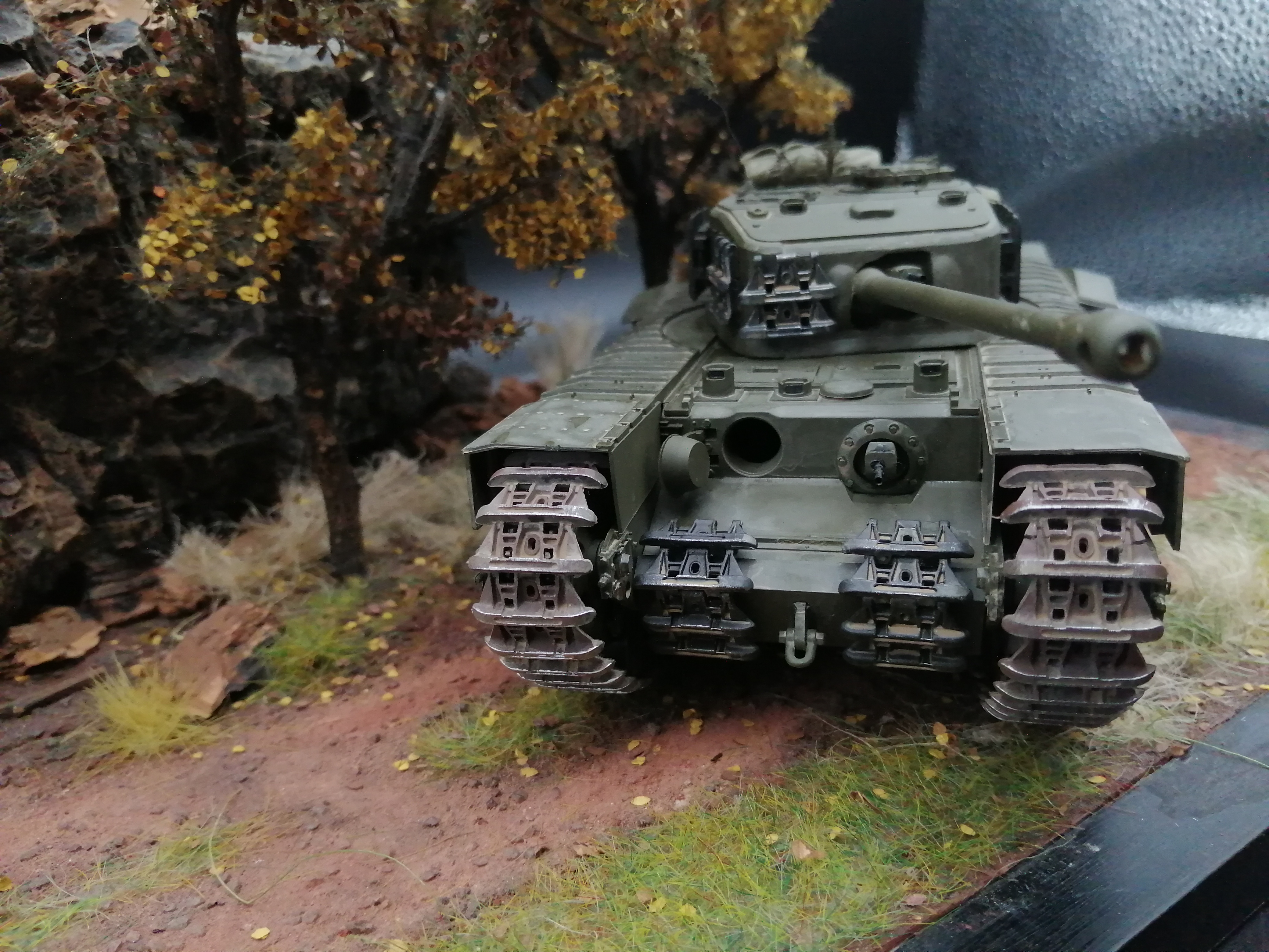 (Pre-Order) Tamiya  Brit. Tank Churchill Mk.VII (6) tank 1:35 Built & Painted