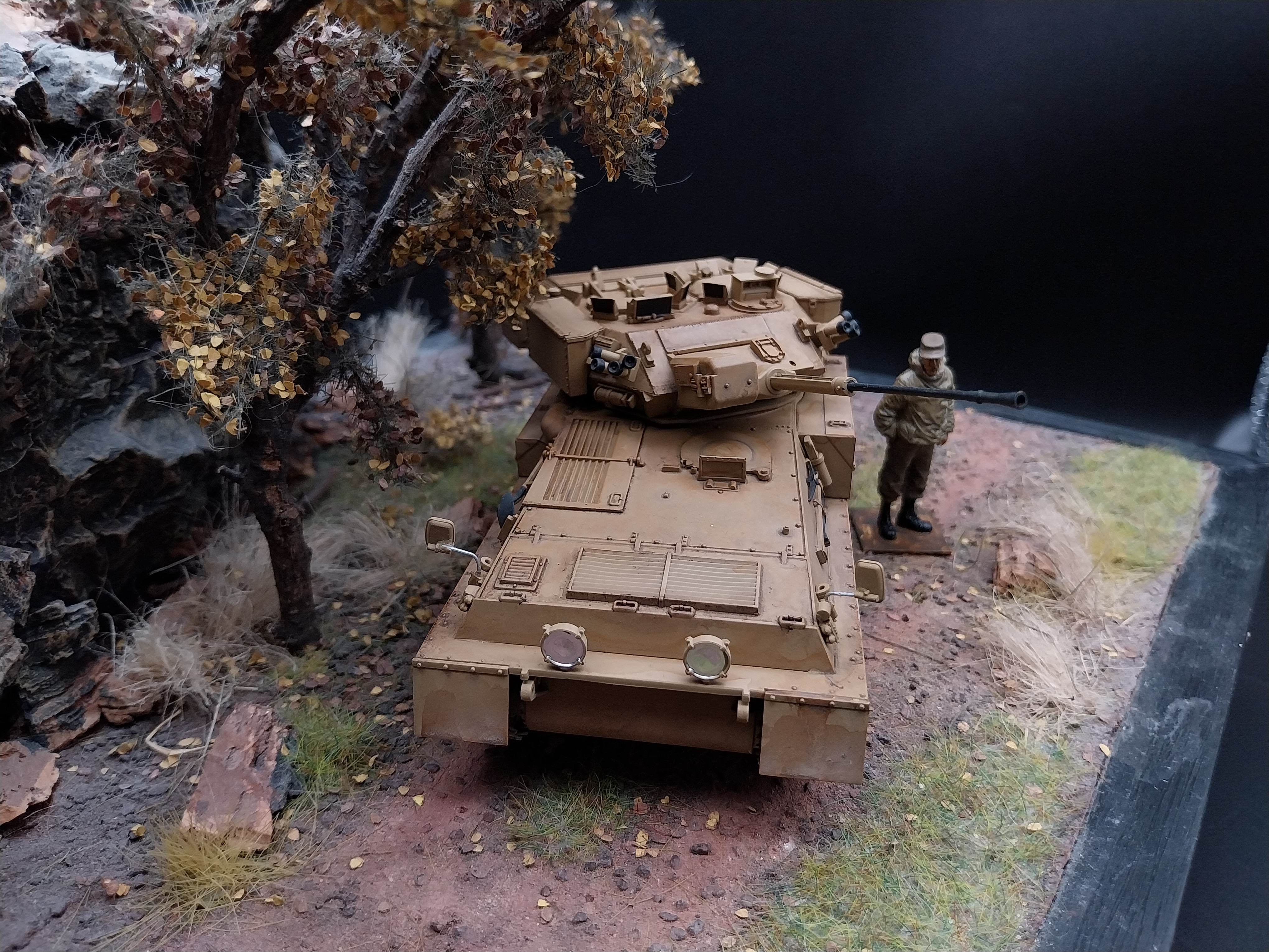 AFV Club 35013 British CVRT FV107 Scimitar 1:35 Built & Painted