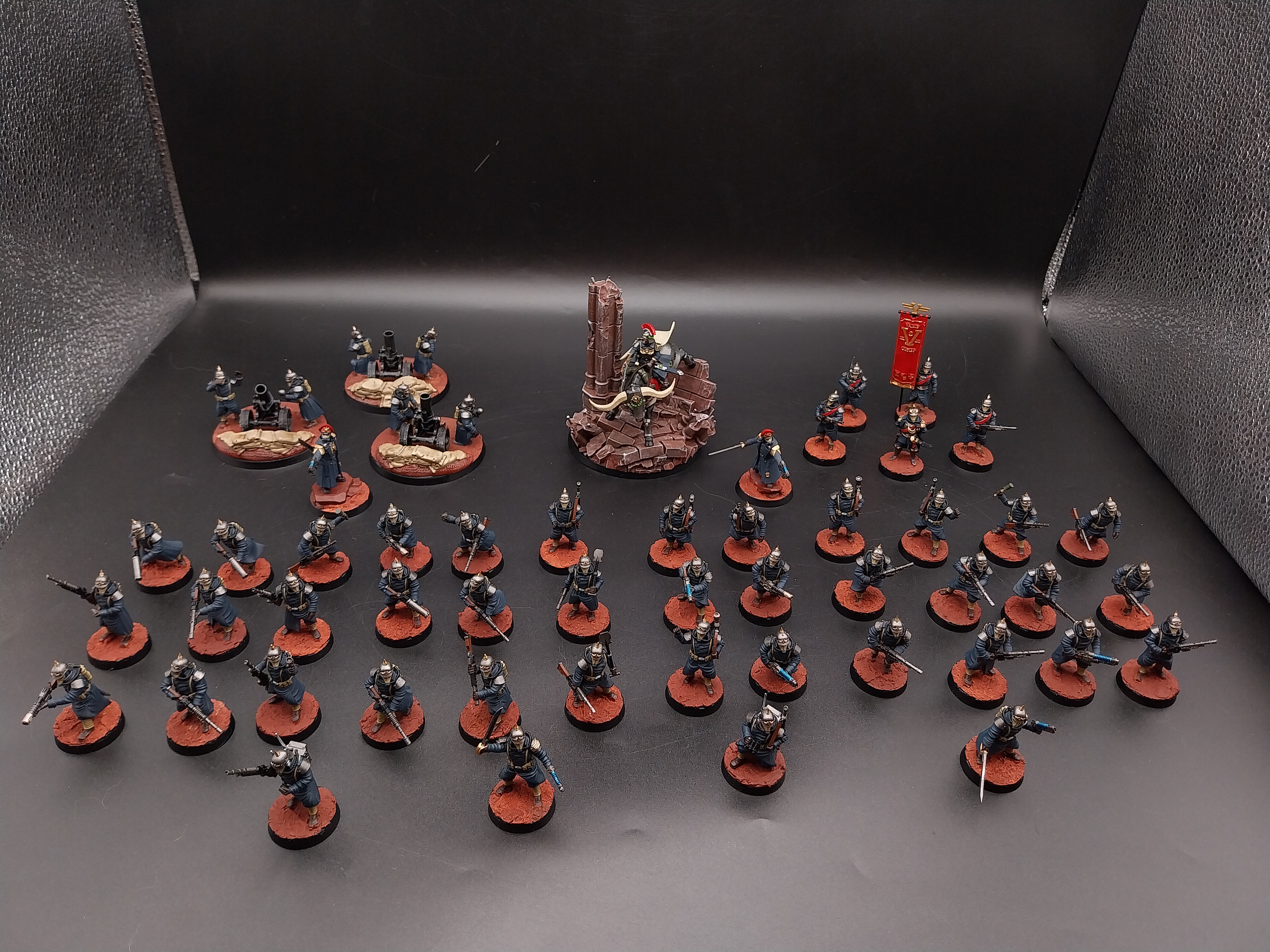 Warhammer 40k Proxy Death Korps of Krieg army 2000 points painted Commission work