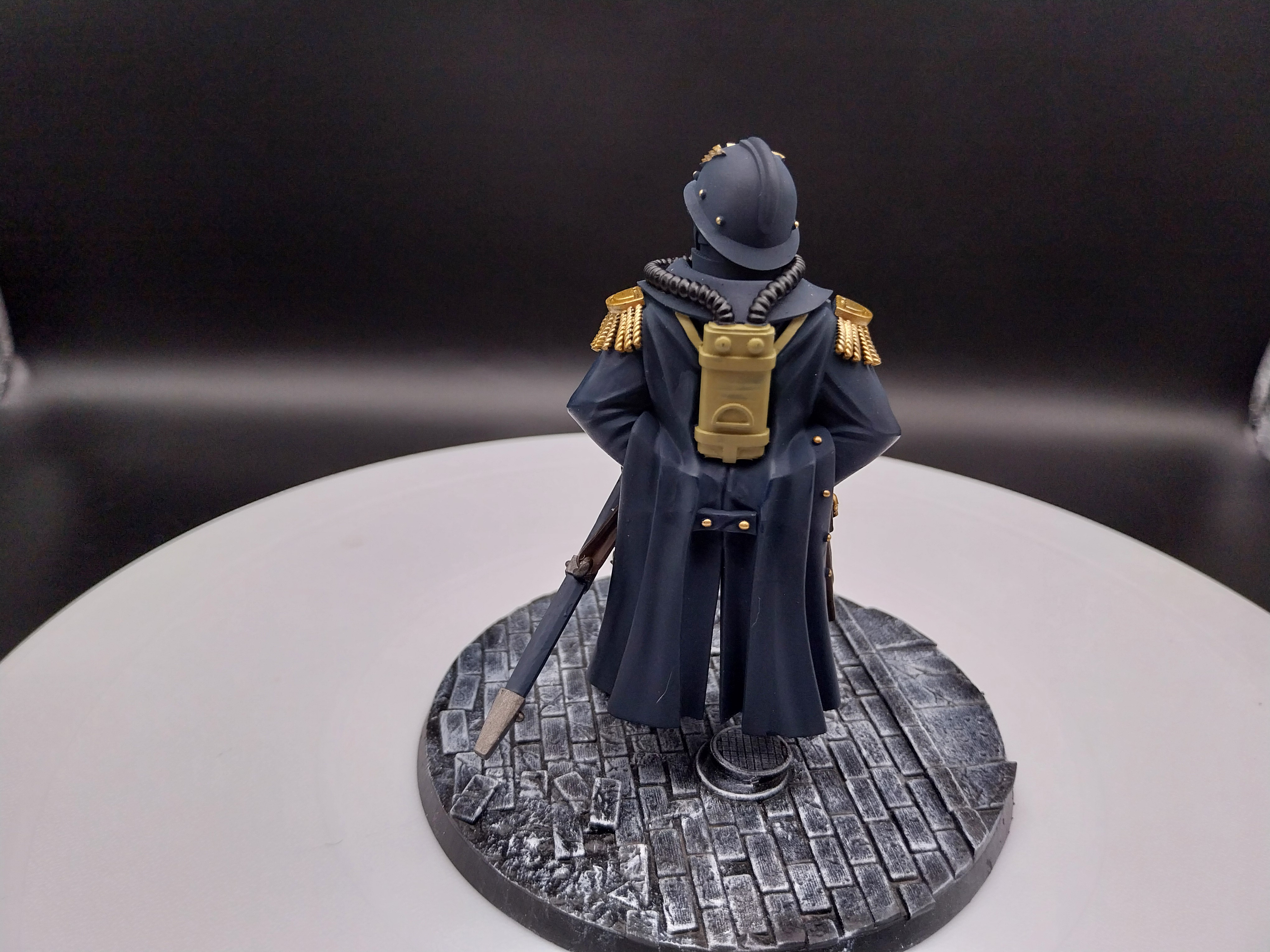 Warhammer 40k Death Korps  Marshal Commission work 1/16 scale.