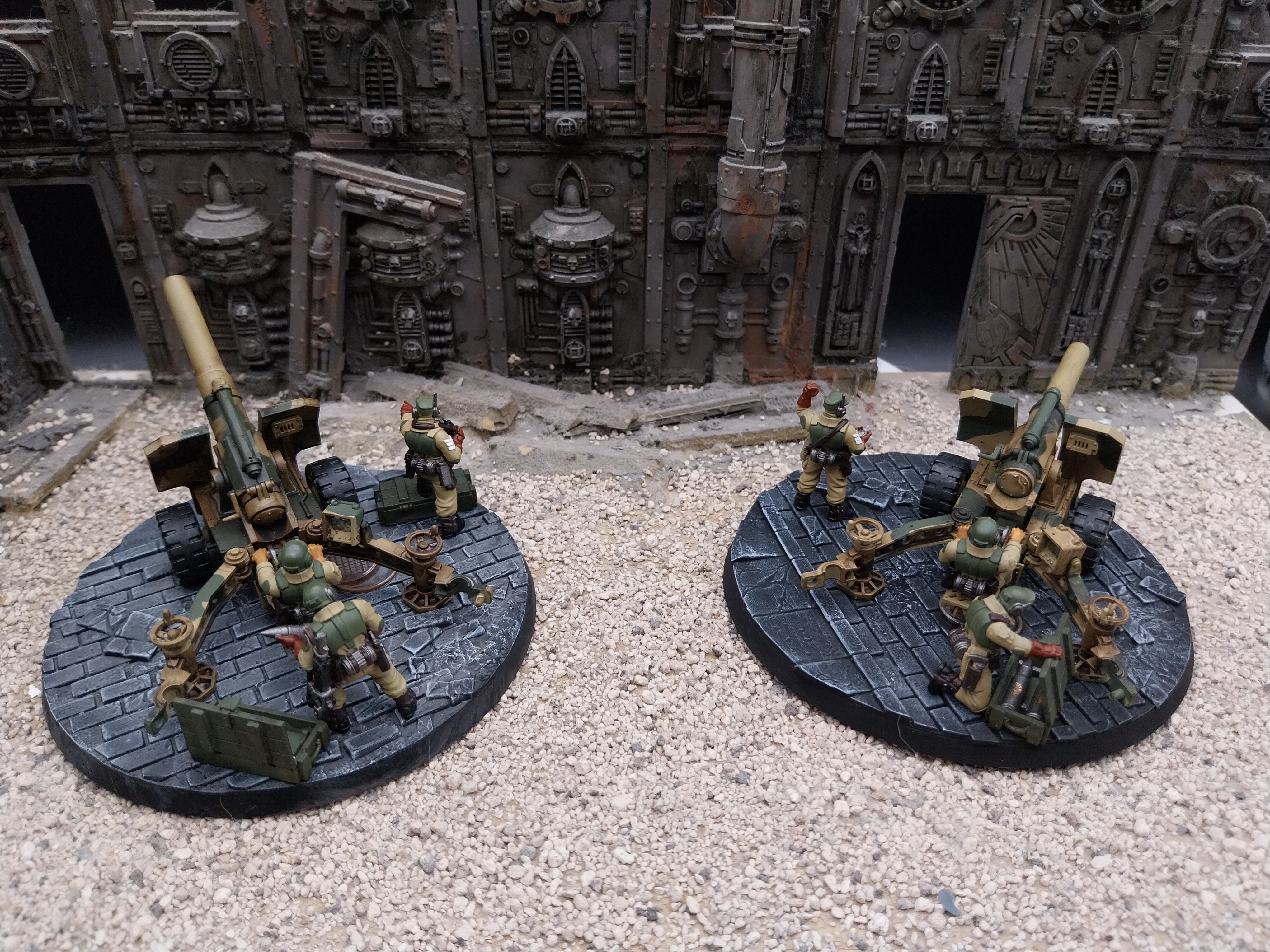 warhammer 40k Cadian Field Ordnance Battery Built & Painted