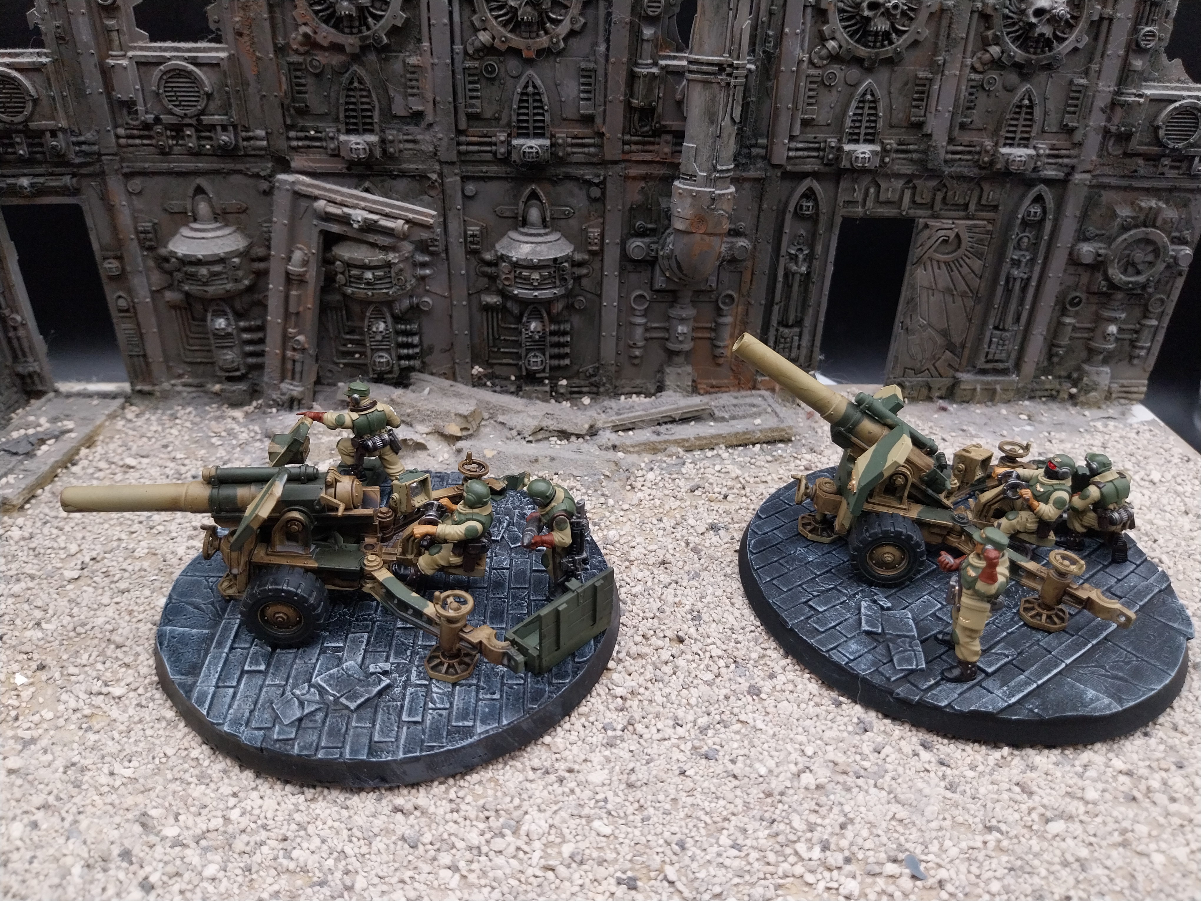warhammer 40k Cadian Field Ordnance Battery Built & Painted