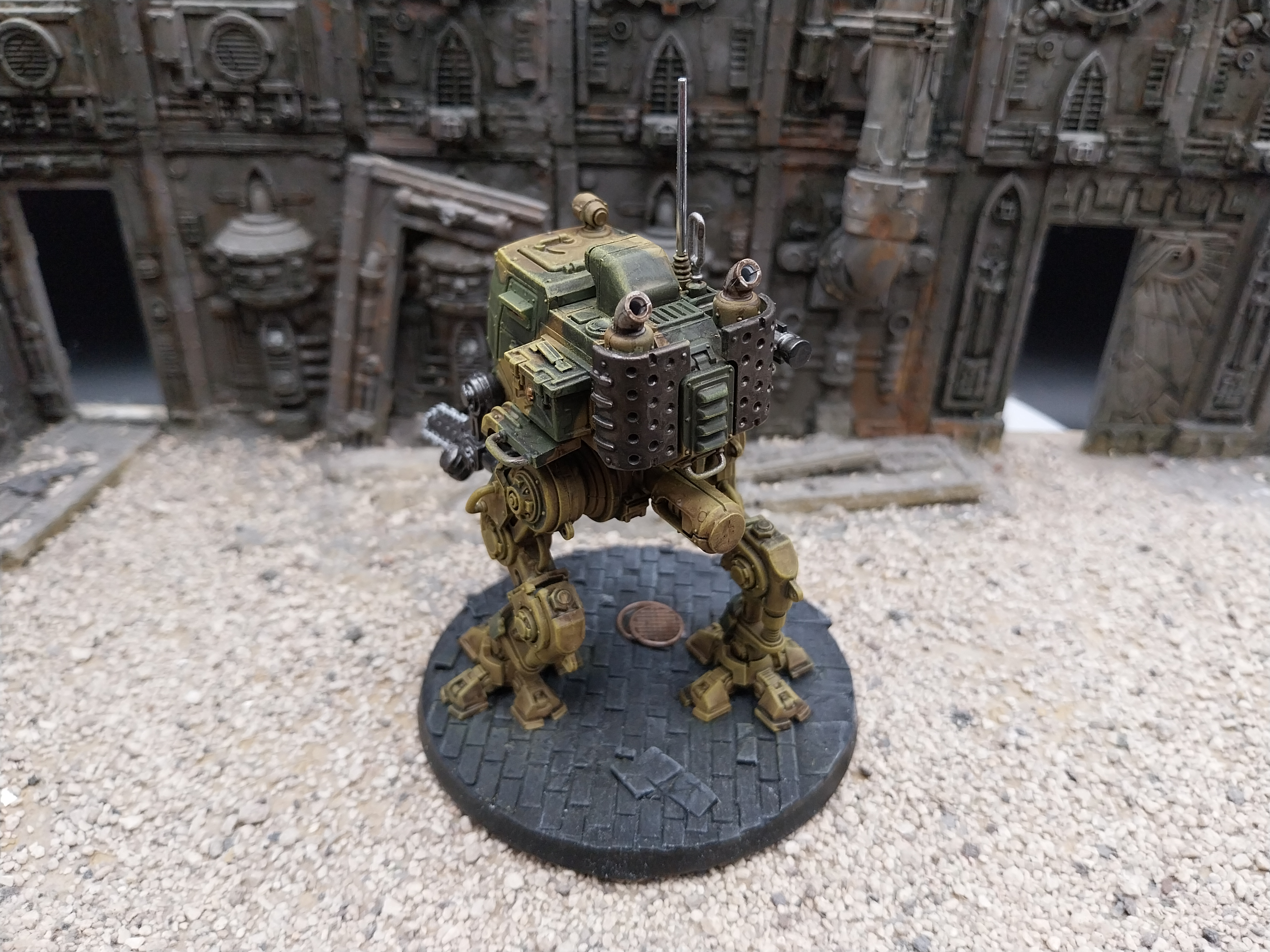 warhammer 40k Cadian Scout Sentinel Built & Painted
