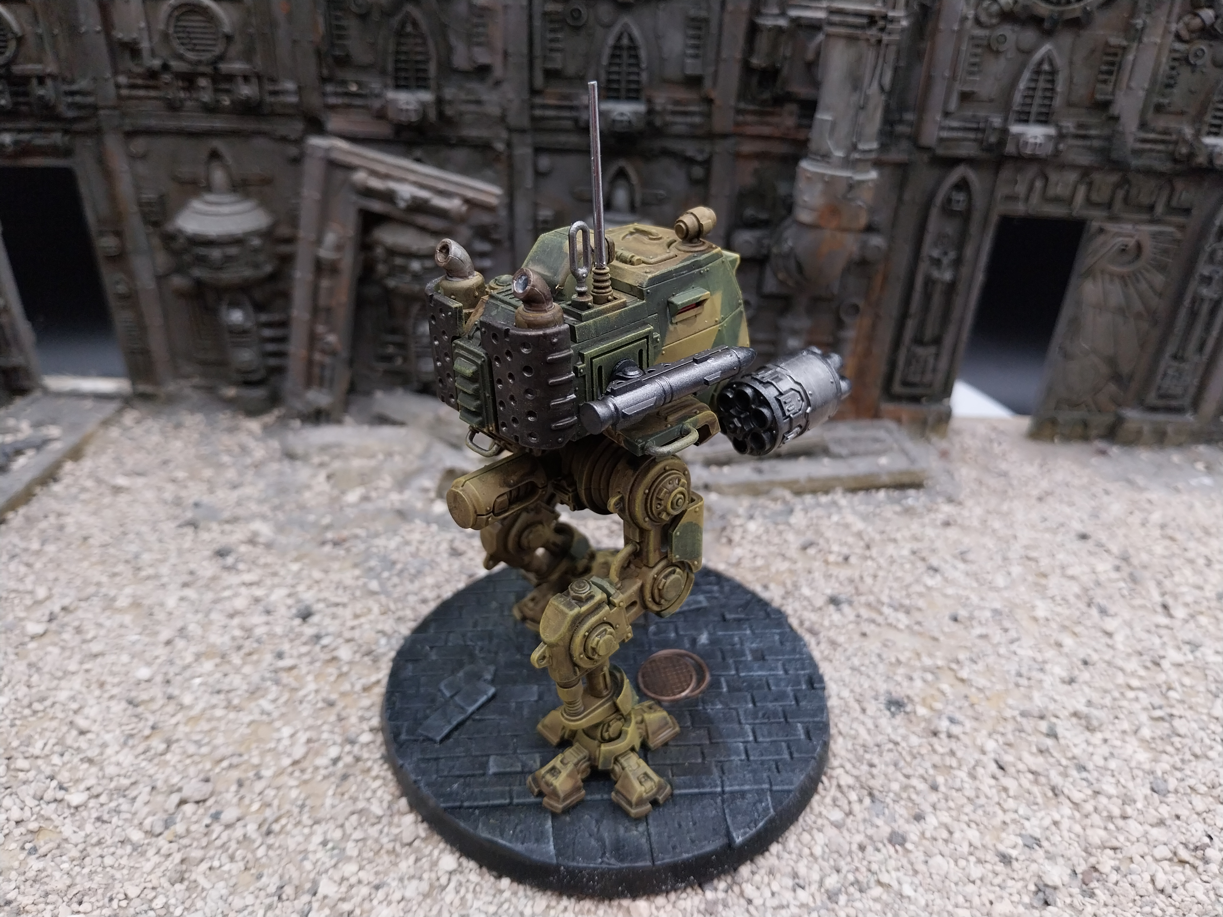 warhammer 40k Cadian Scout Sentinel Built & Painted