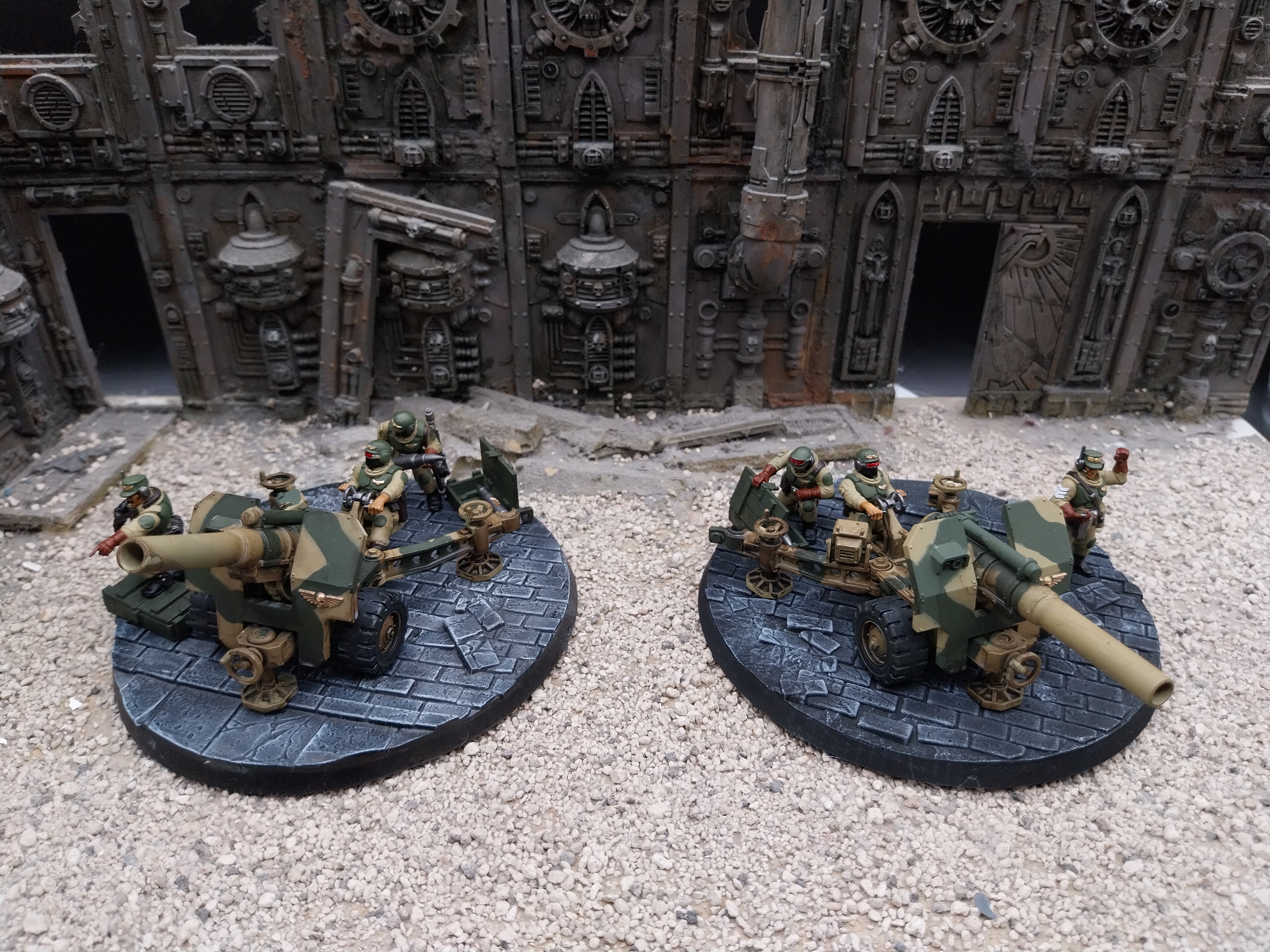 warhammer 40k Cadian Field Ordnance Battery Built & Painted