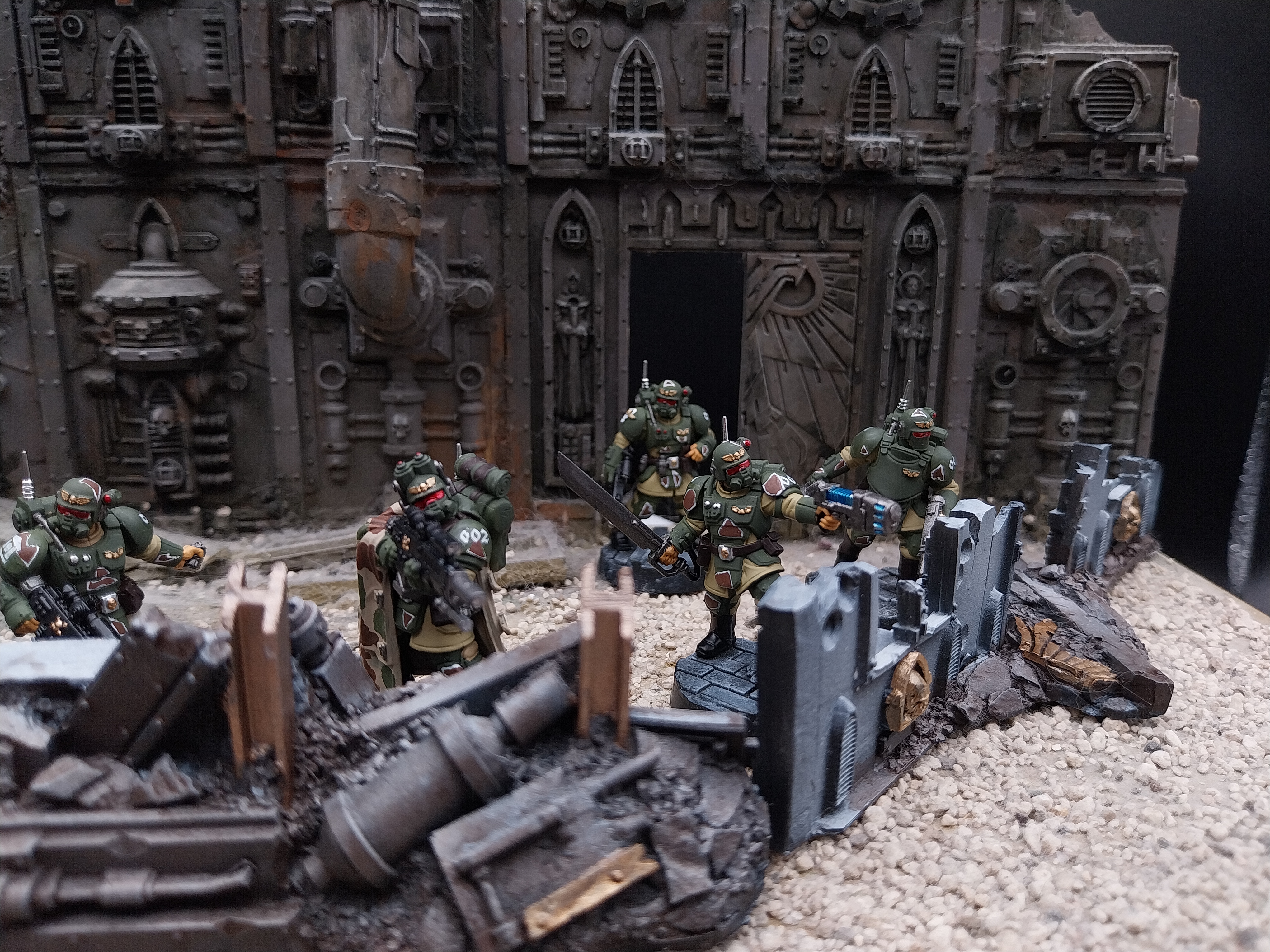 warhammer 40k Cadian Kill Team: Kasrkin Built & Painted