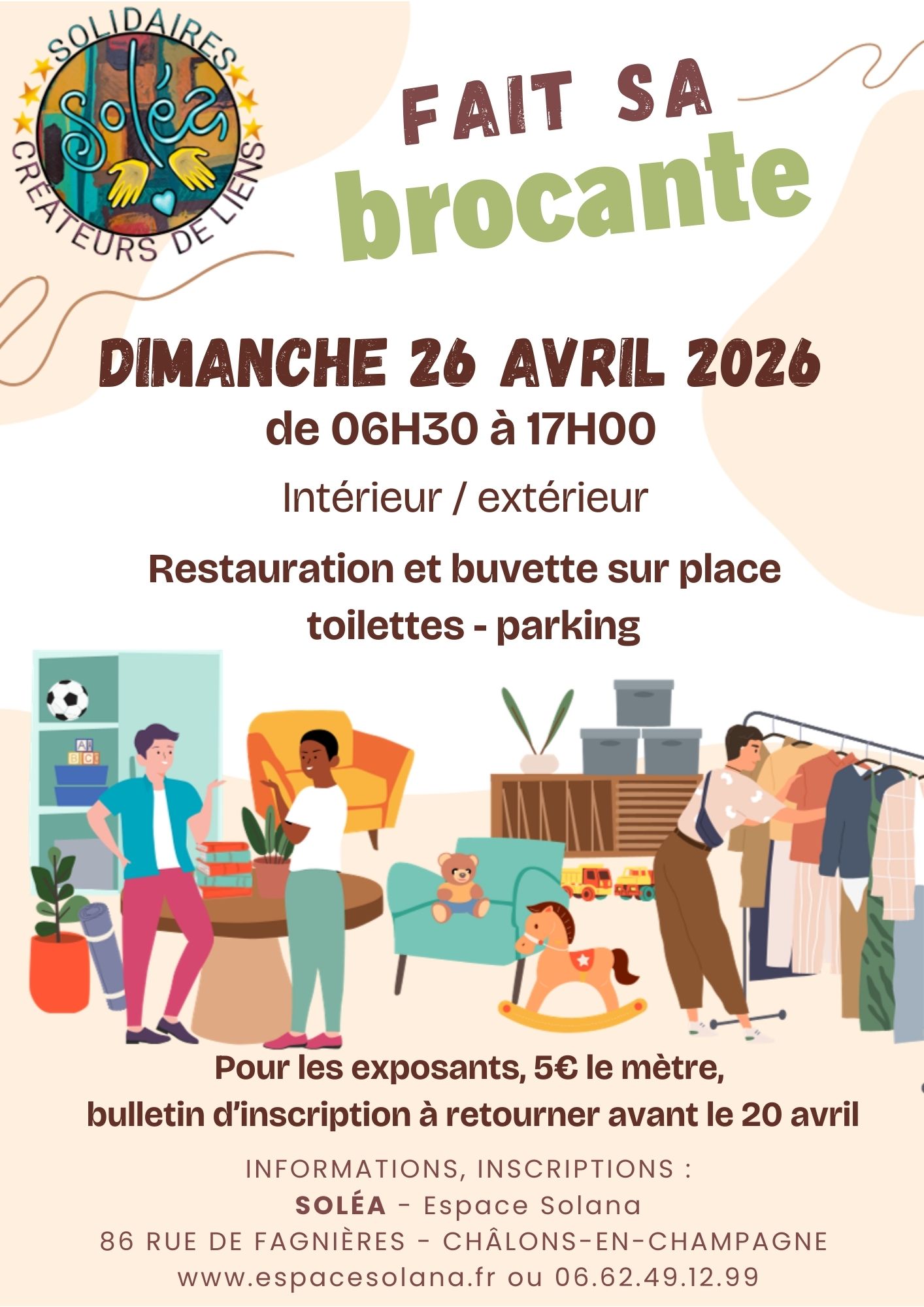 Bulletin d'inscription Brocante 2026