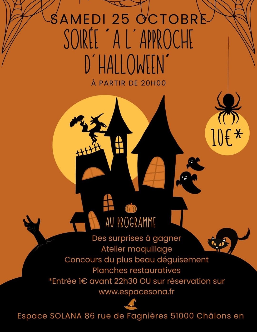Soirée "A l'approche d'Halloween"!