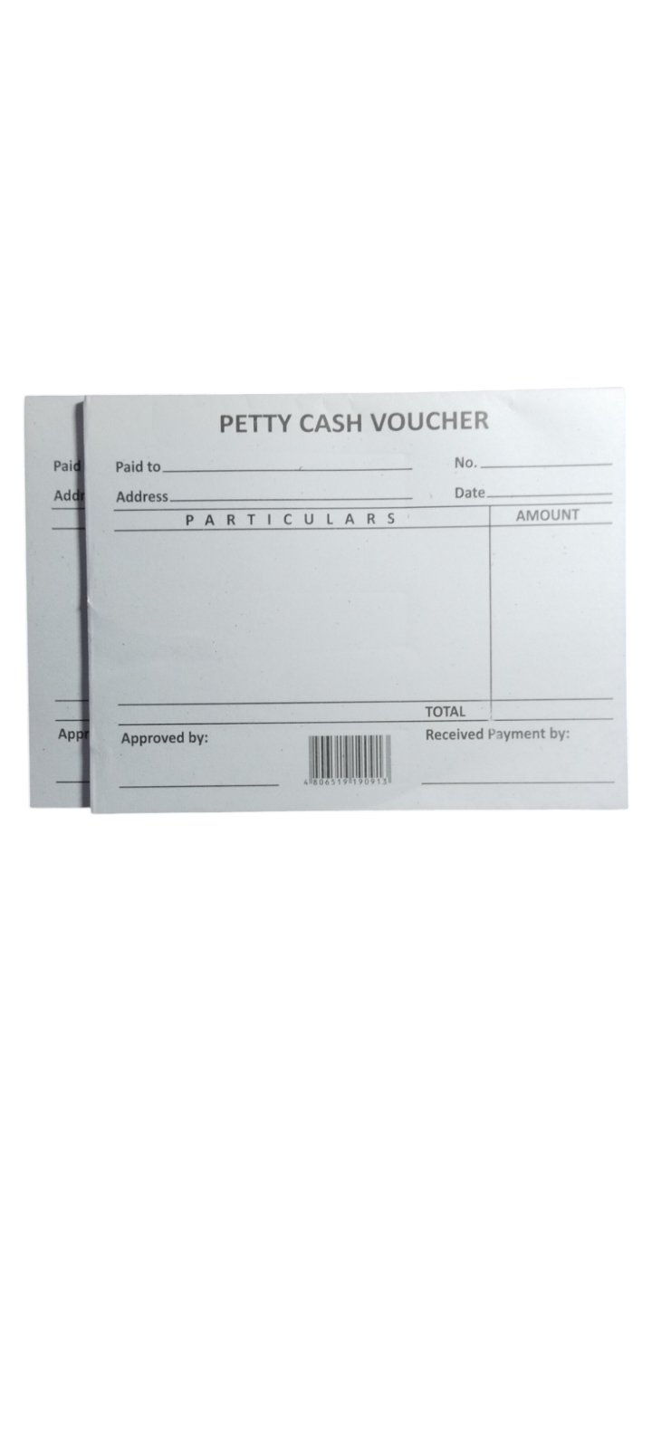 Petty Cash Voucher
