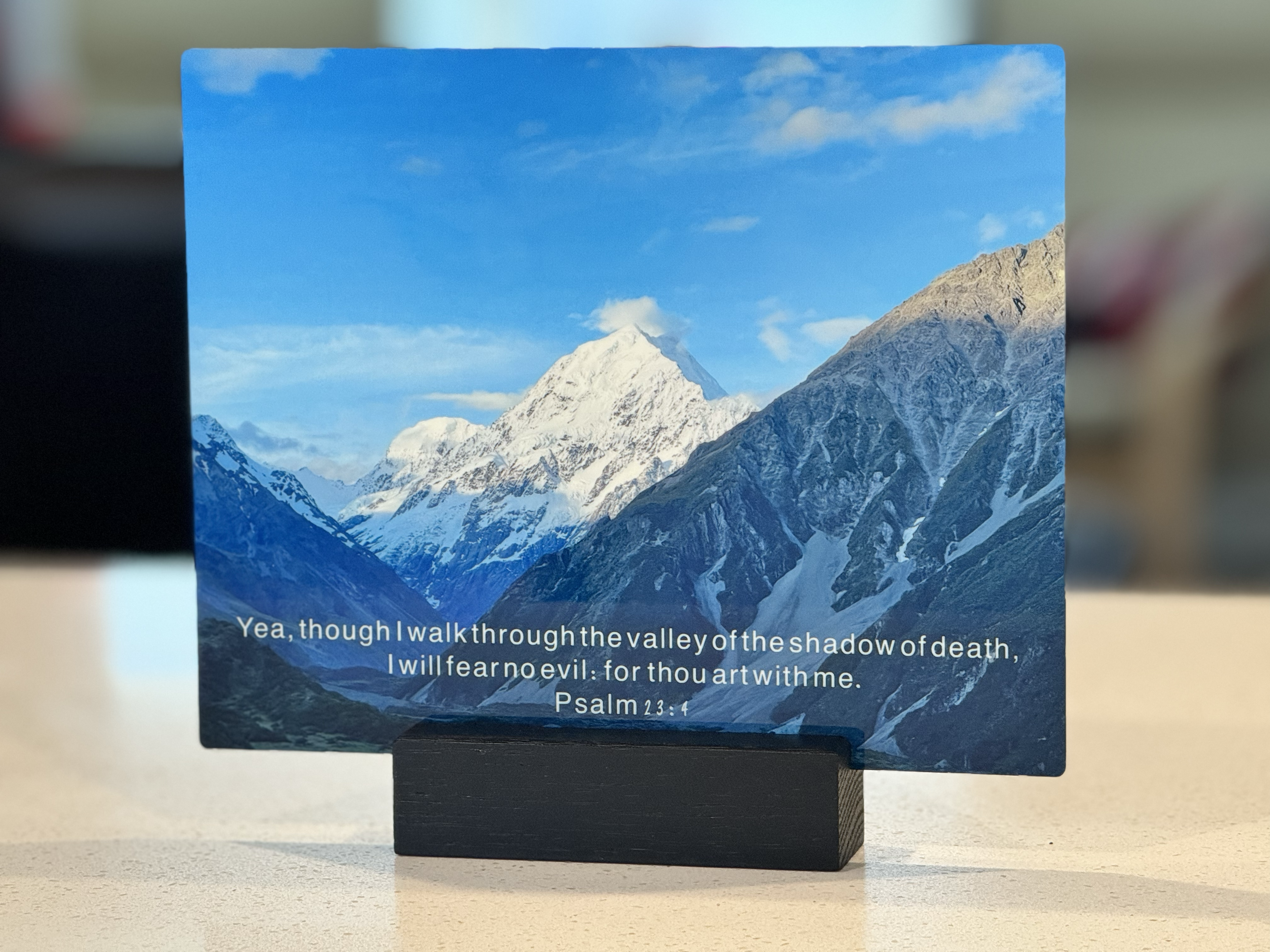 Mount Cook-Psalm 23:4