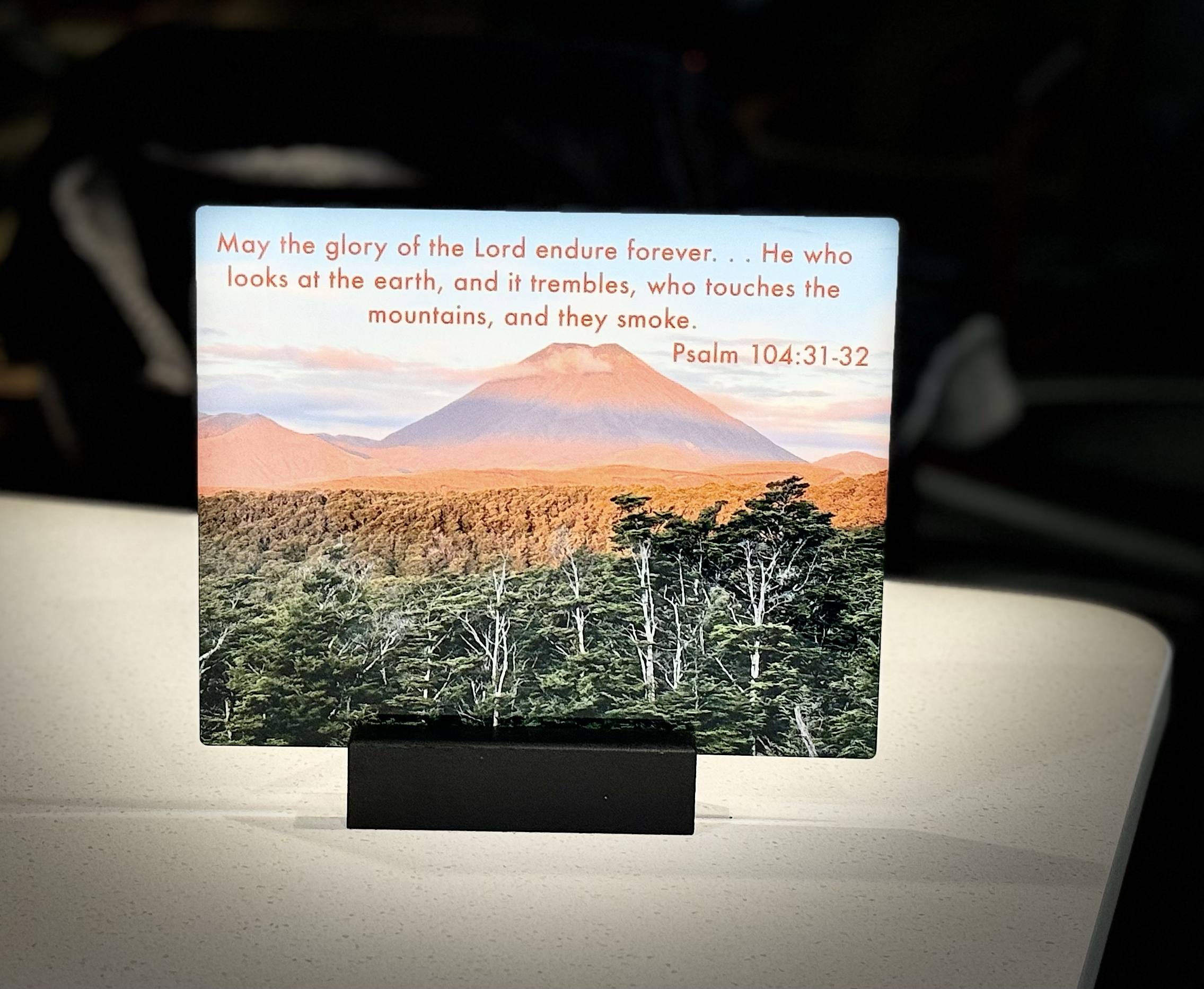 Mt Ngāuruhoe New Zealand (A.K.A. Mt. Doom from the Lord of the Rings Movies)-Psalm 104:31-32