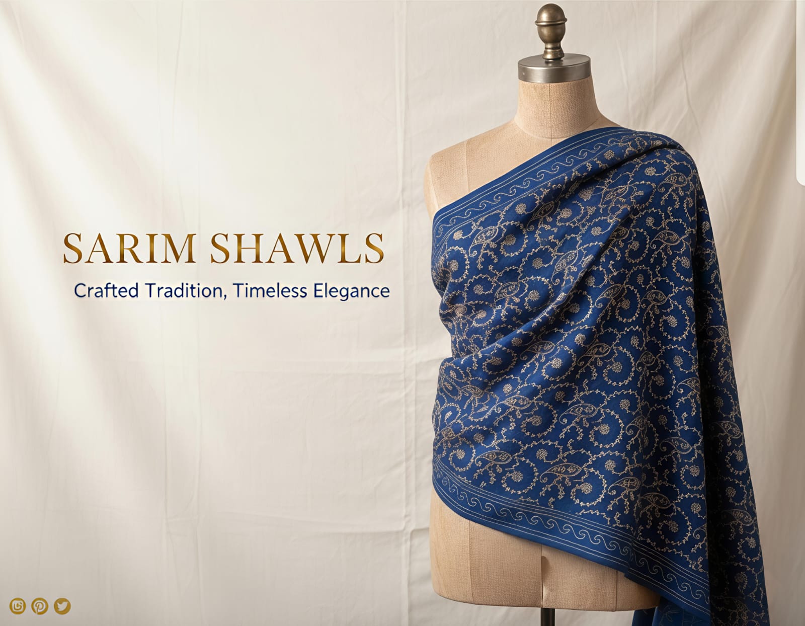 Sarim Shawls Pashmina Acrylic 100%