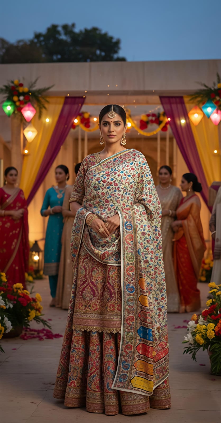 The Kashmiri Garden Shawl