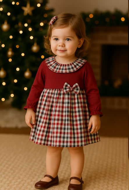 Vestido Xadrez Encantado