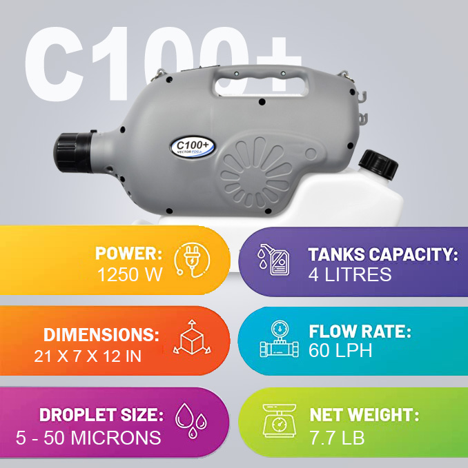 Vectorfog C100+ Disinfecting Fogger/Sprayer