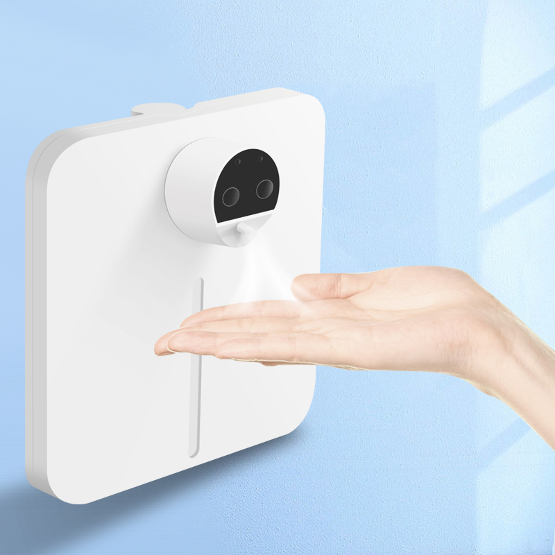 Touchless Refillable Portable Tabletop Hand Sanitizer Dispenser – 800ml Solution Tank for Liquid Sanitizer