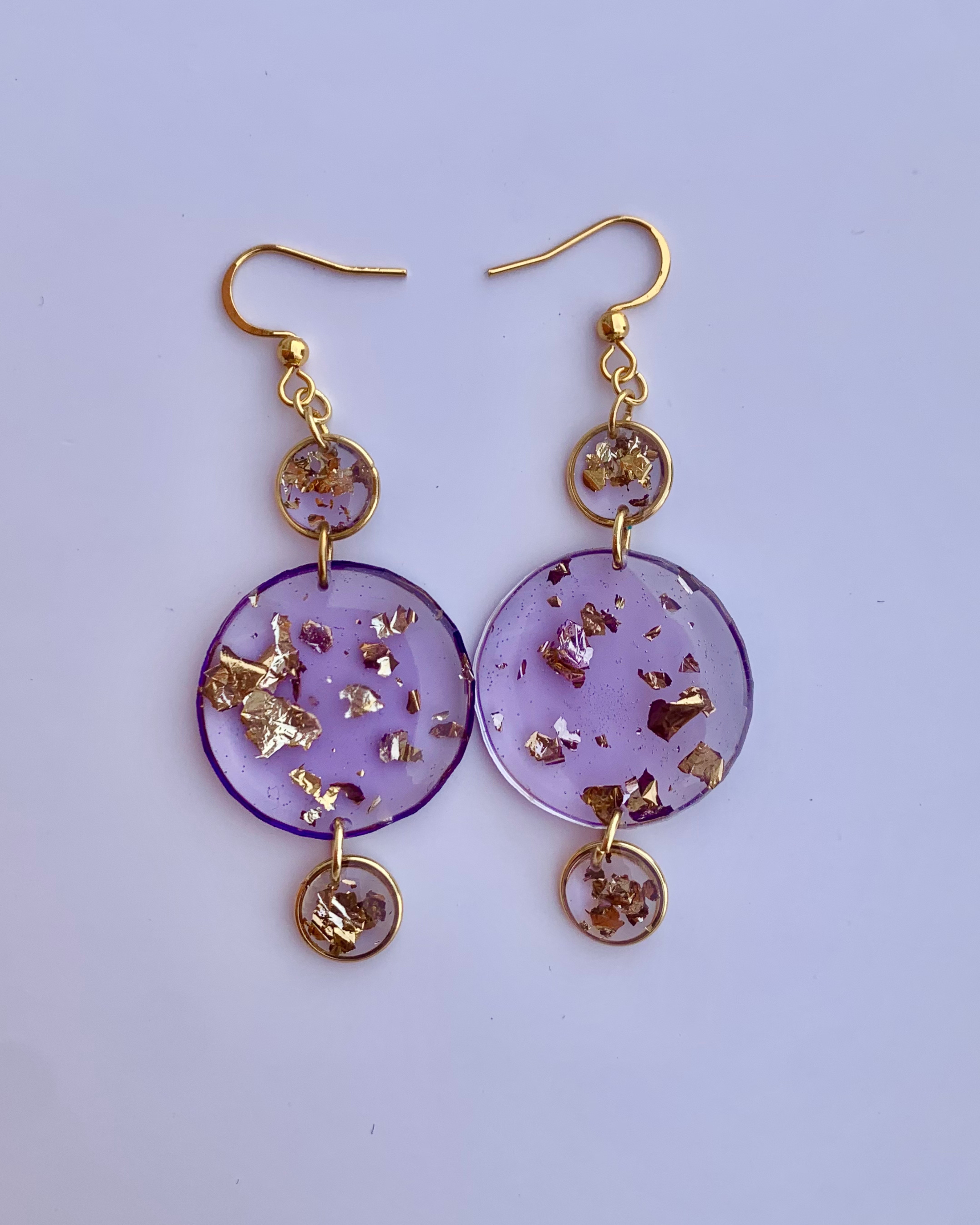 Aretes artesanales (color personalizable)