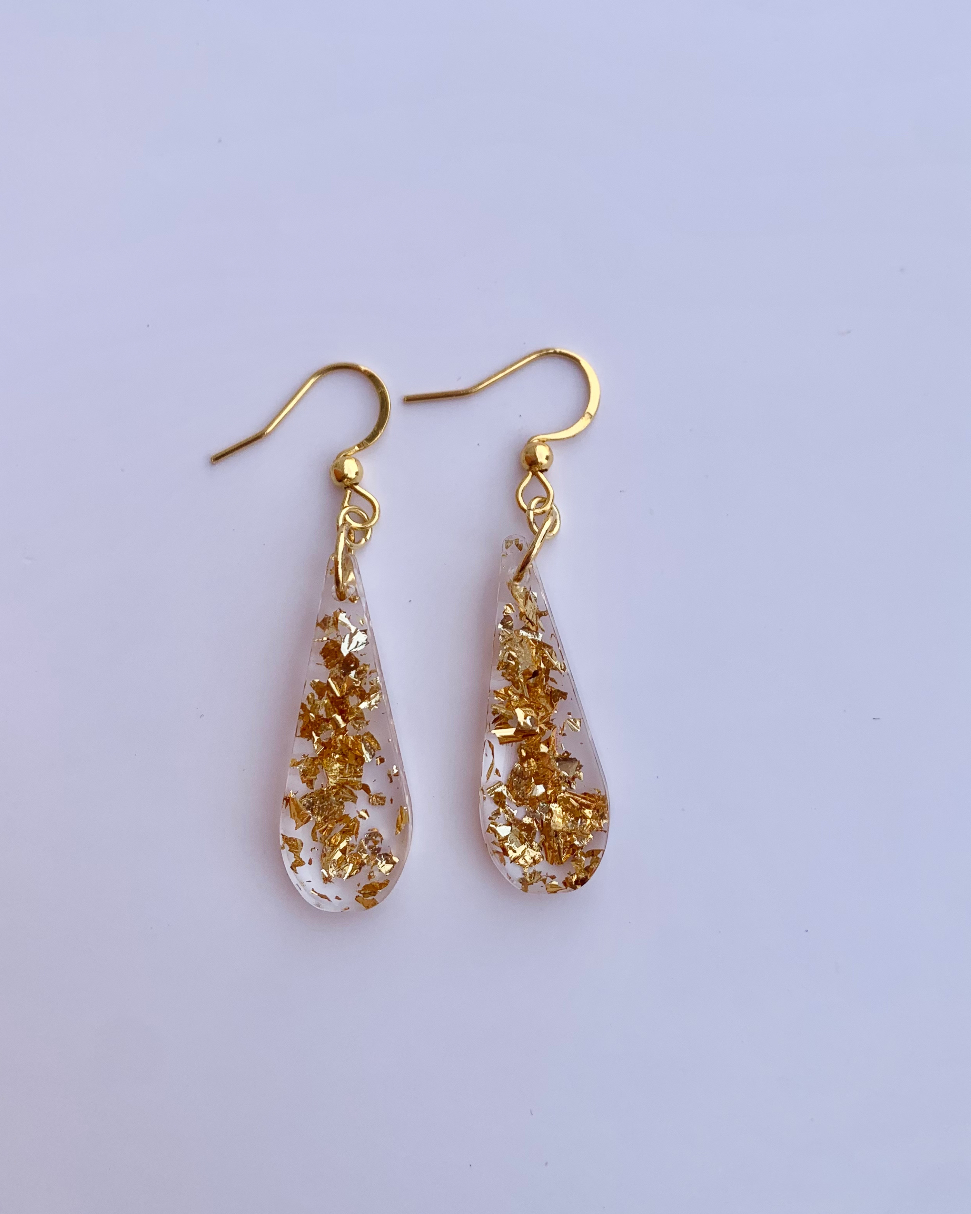 Pendientes de Gota de Resina