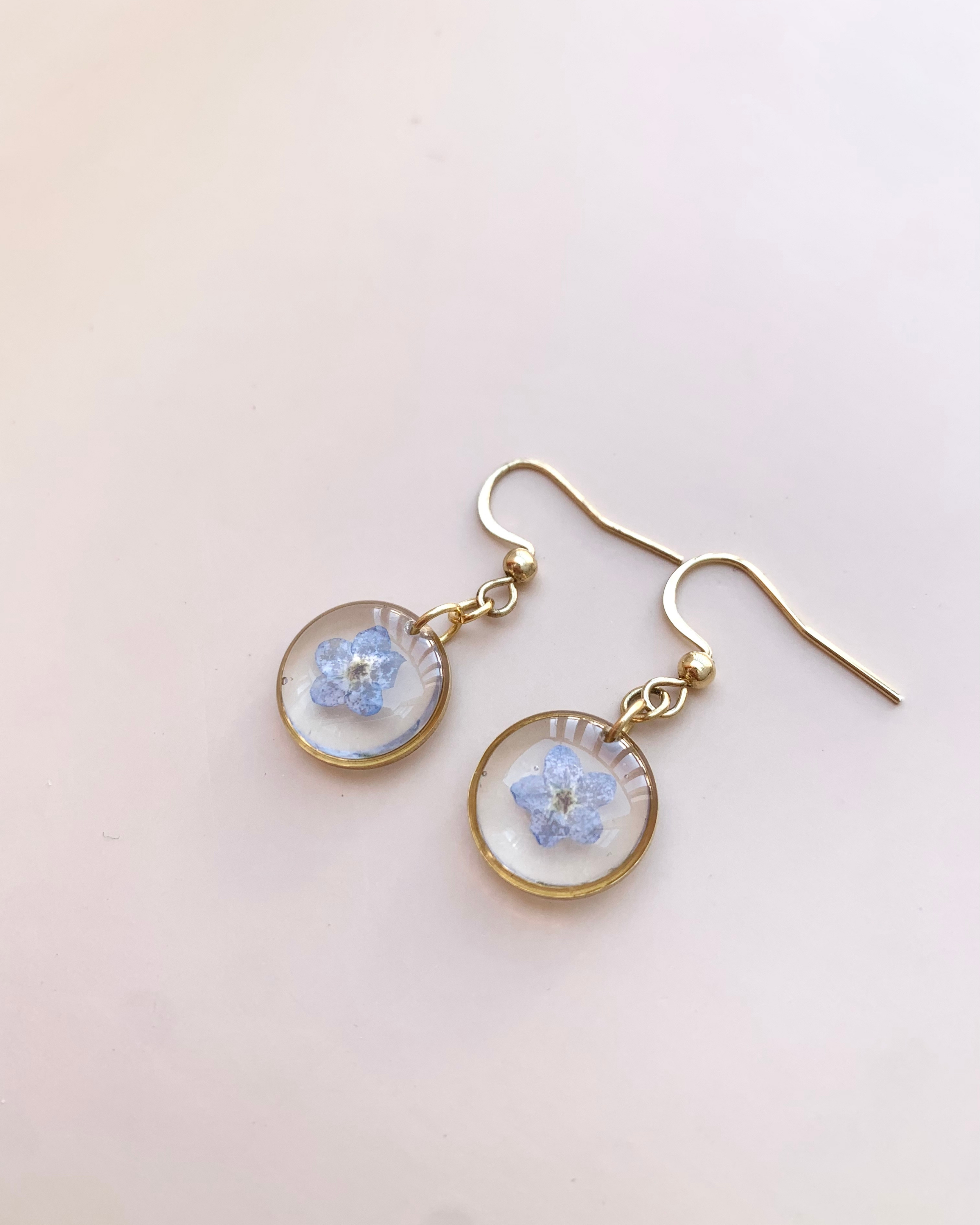 Pendientes de Flor nomeolvides