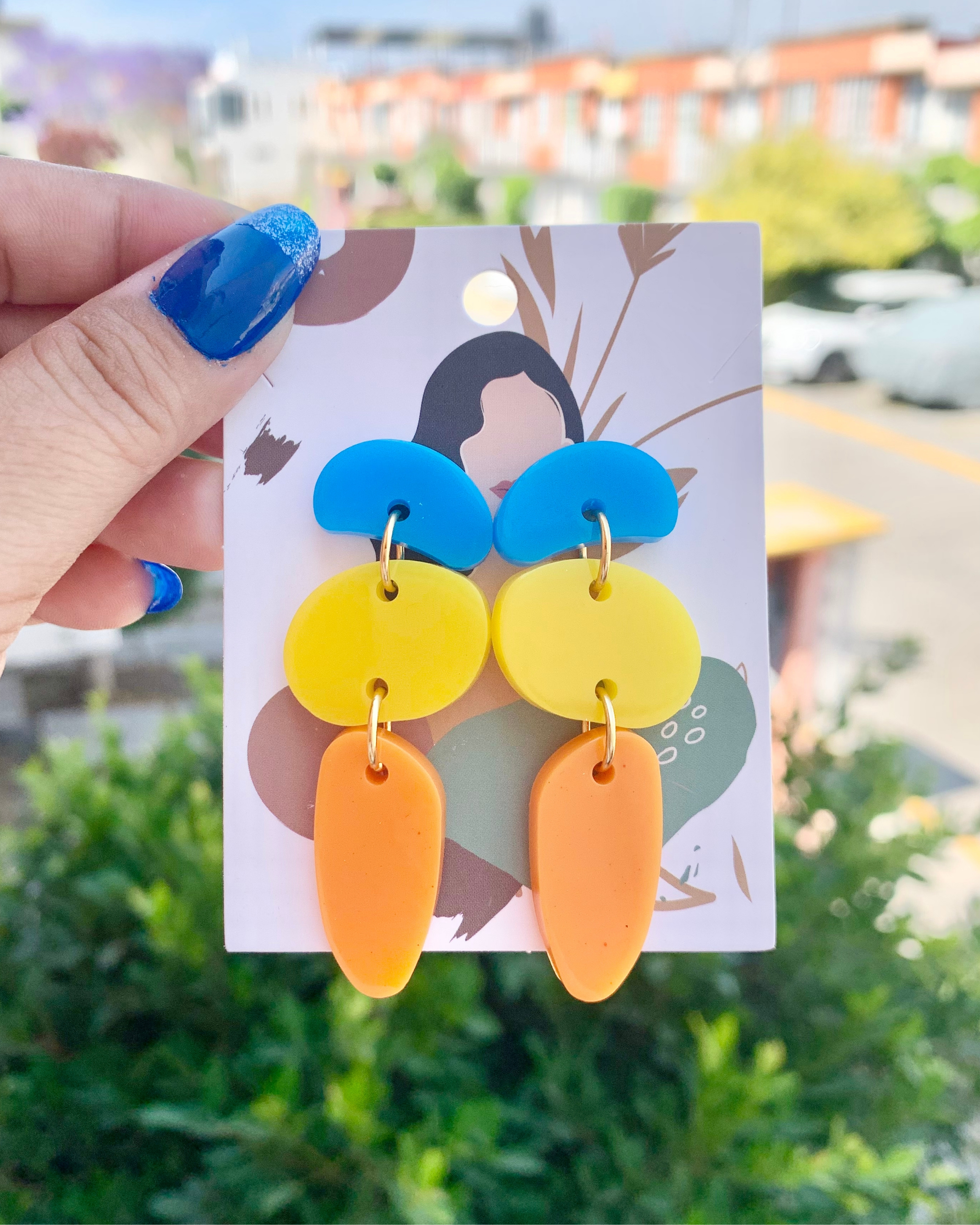 Pendientes de colores