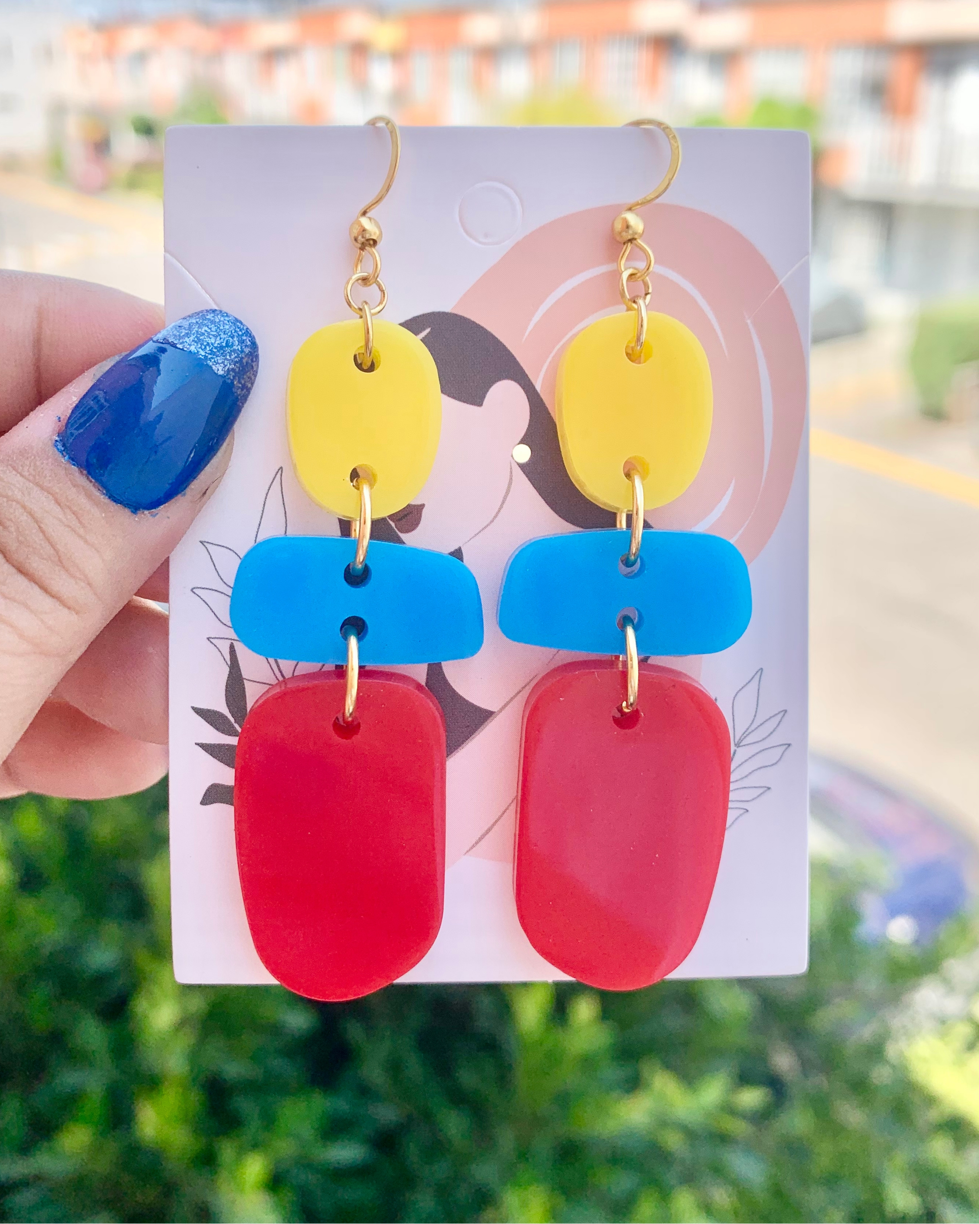 Pendientes de colores
