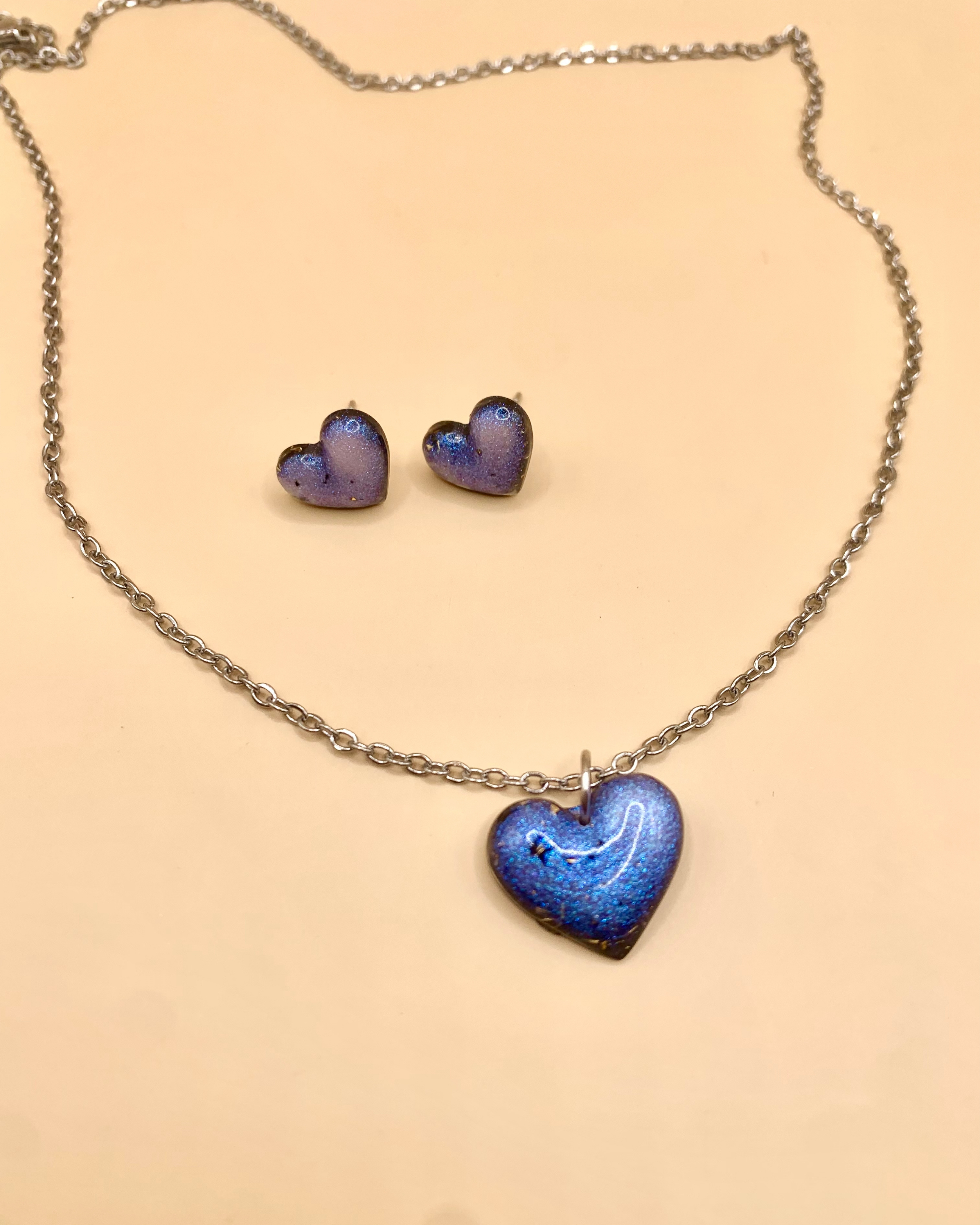 Conjunto de joyería corazón