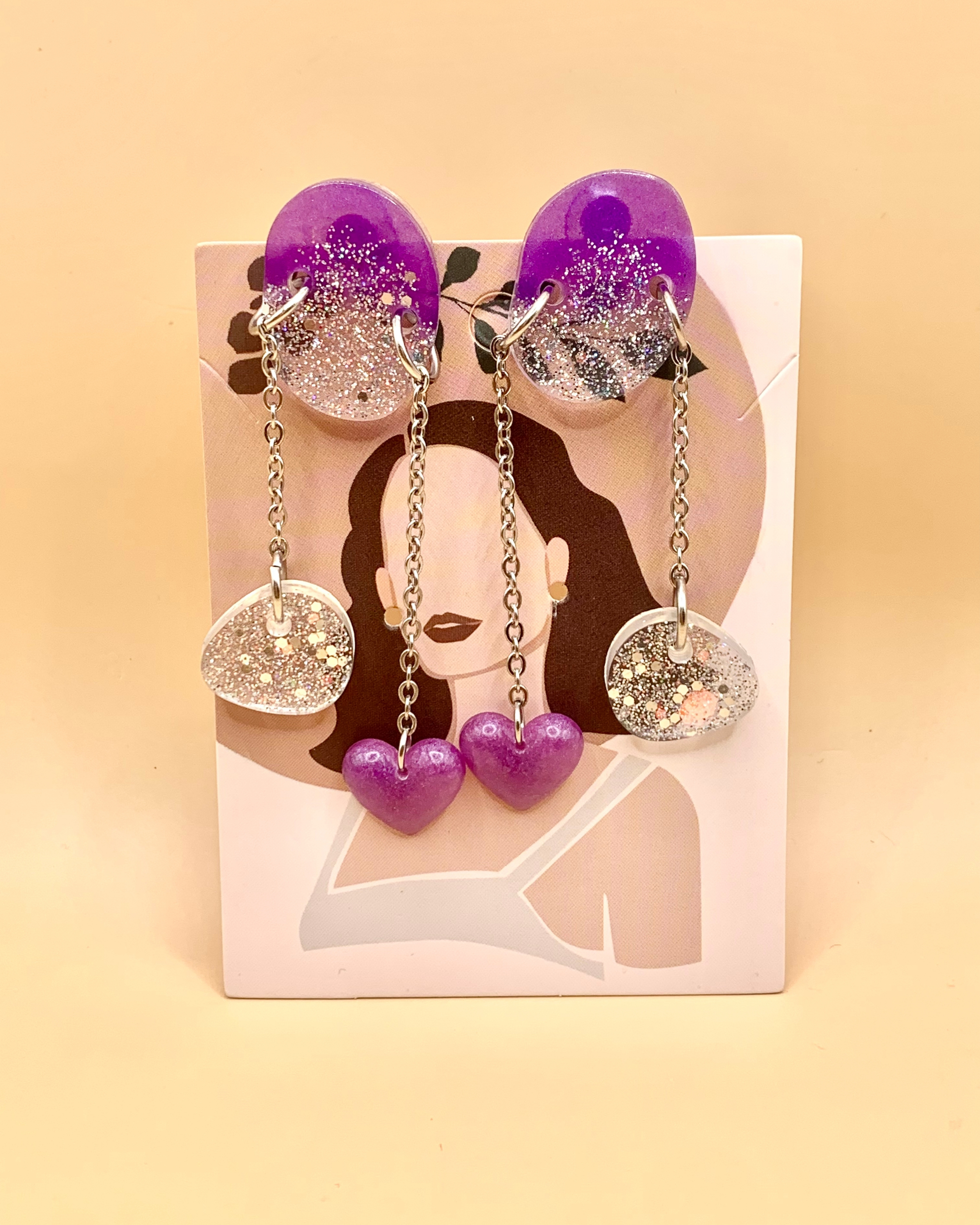 Pendientes de diseño moderno