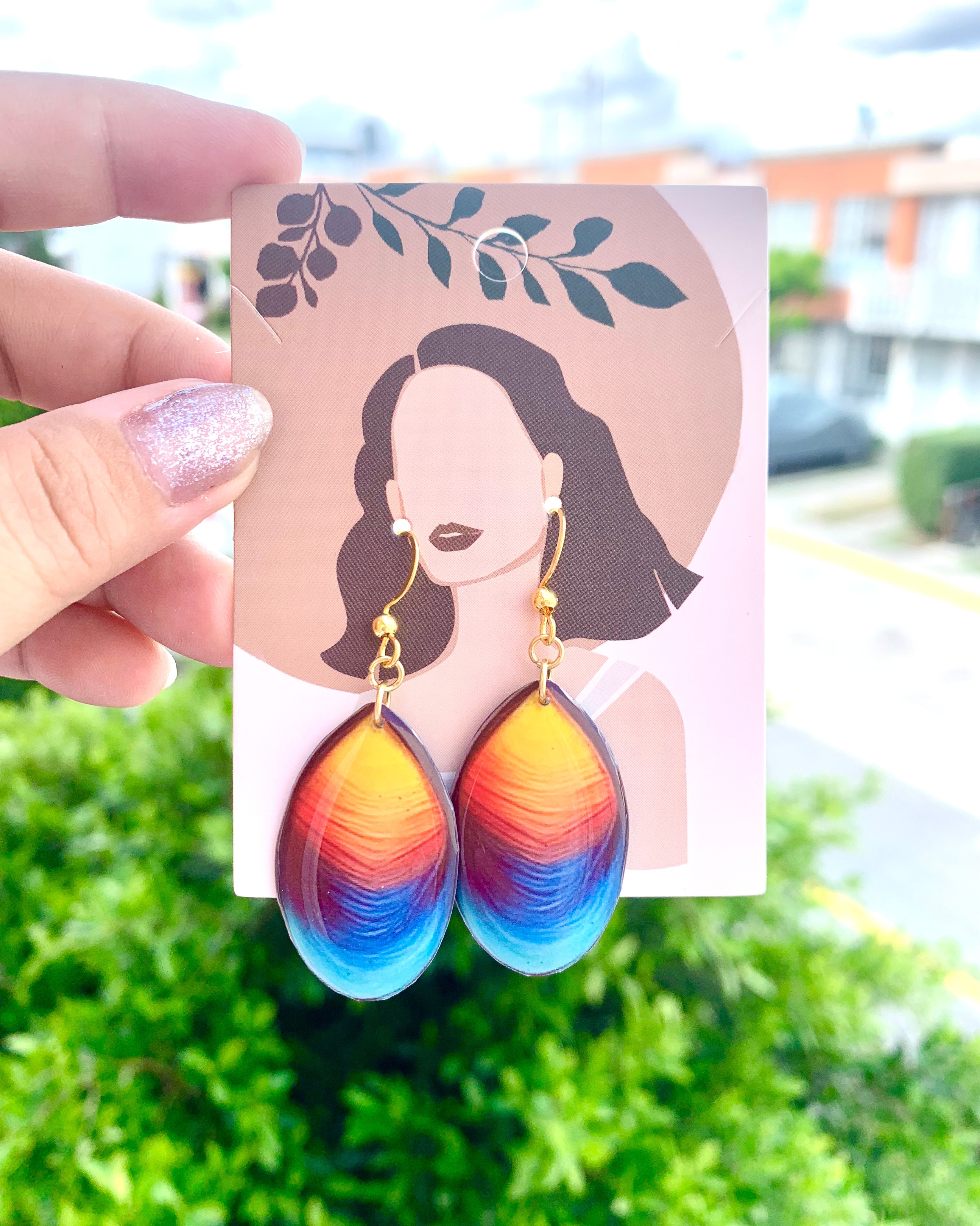 Pendientes de colores