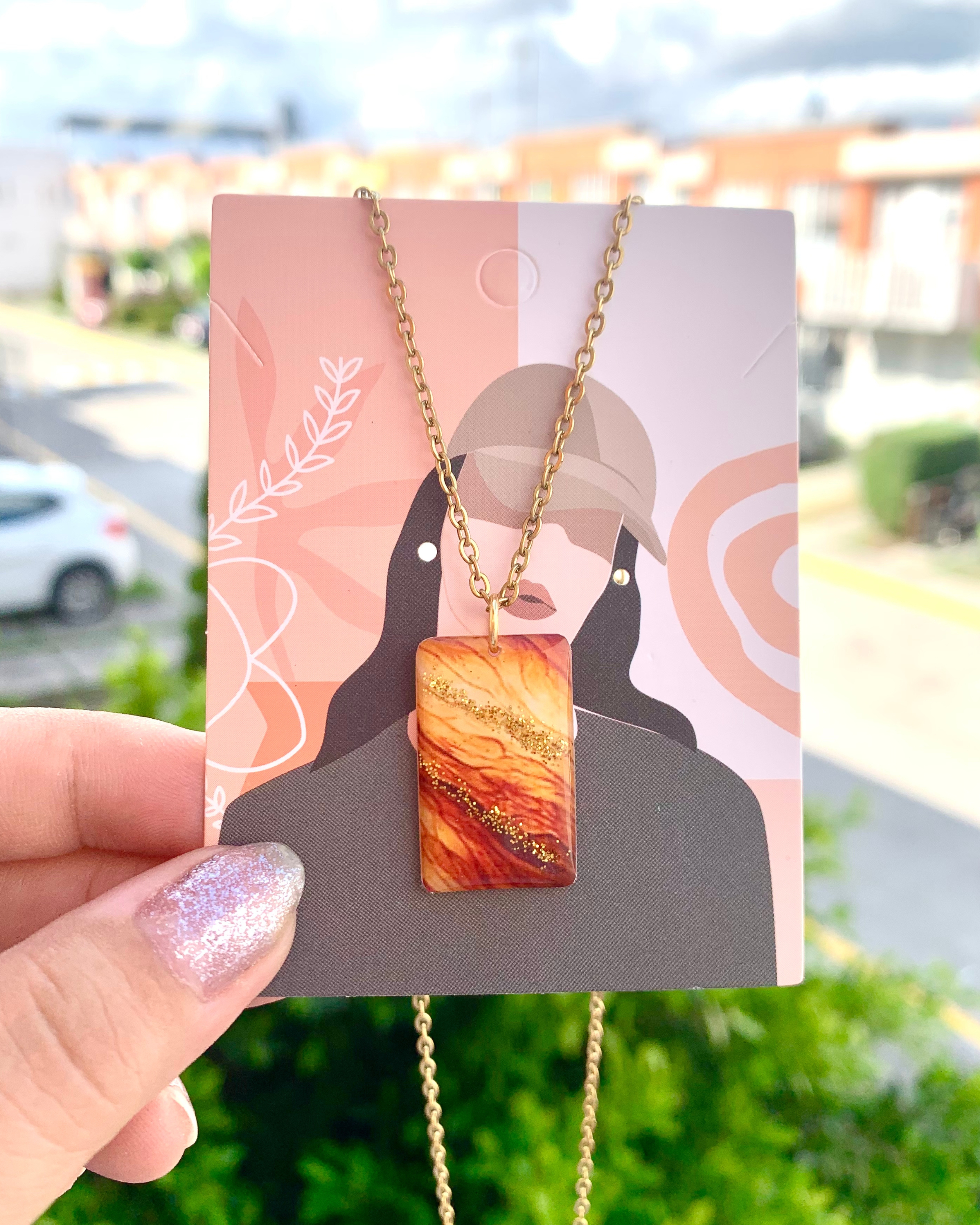 Conjunto de joyería artesanal