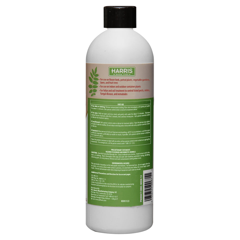 Harris Neem Oil 12 oz Concentrate 