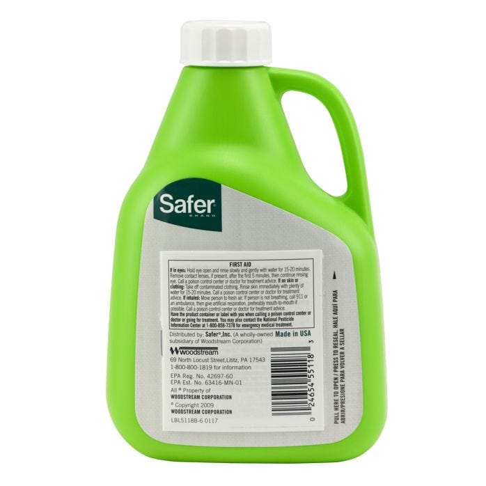 Safer Insecticidal Soap 16 oz Concentrate
