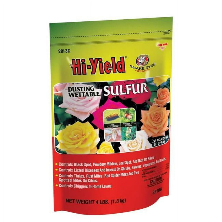 Hi-Yield Wettable Sulfur 4 Ibs