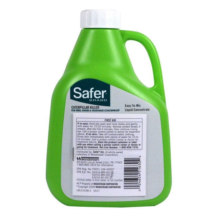 Safer® Caterpillar Killer 16 oz Concentrate