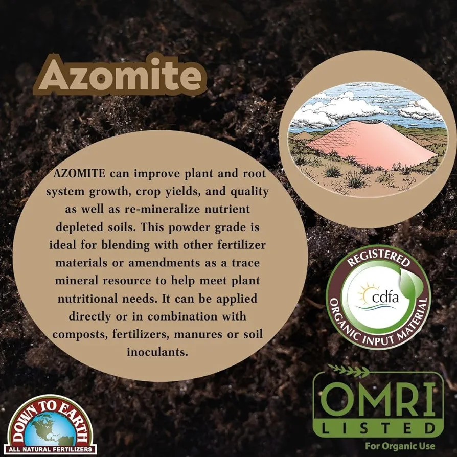 Down to Earth  Azomite (Powder) 5 Ibs