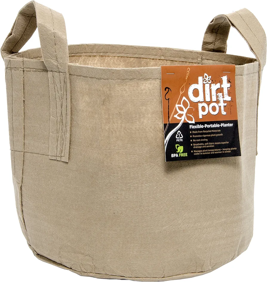 Dirt Pot Fabric Pots