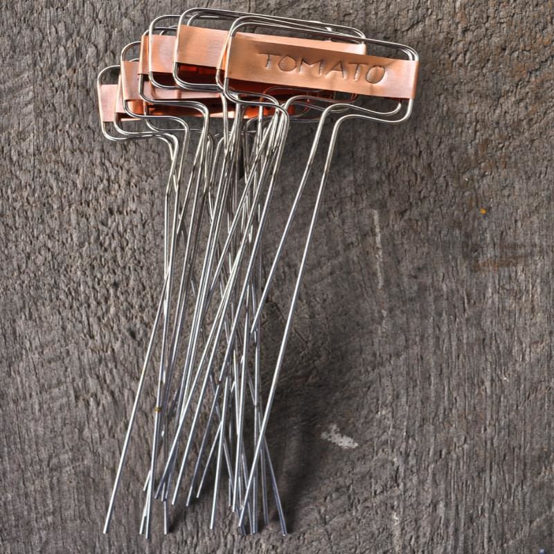  Copper Plate Metal Stake Markers 