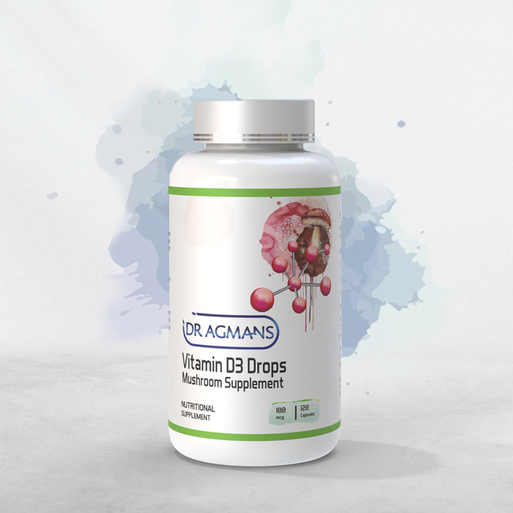 DR AGMANS Vitamin D3 Drops Mushroom Supplement