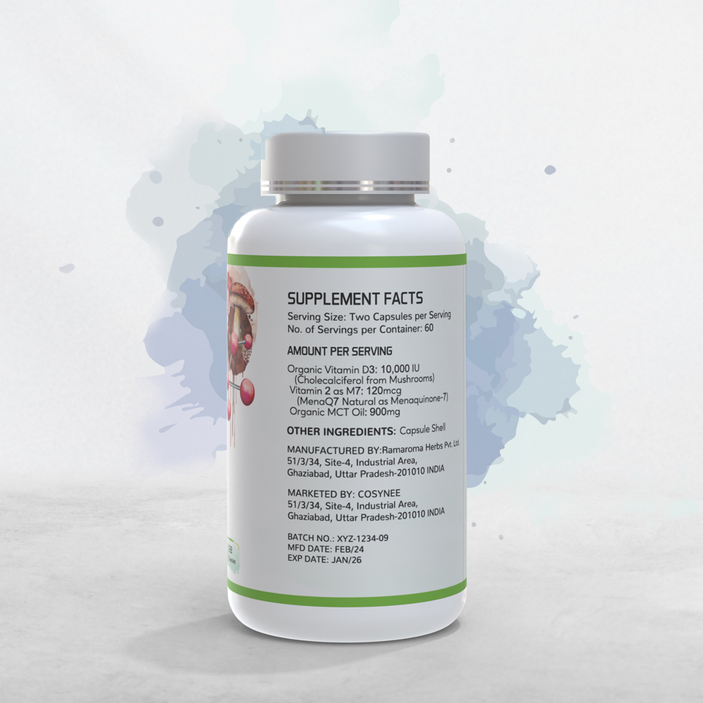 DR AGMANS Vitamin D3 Drops Mushroom Supplement