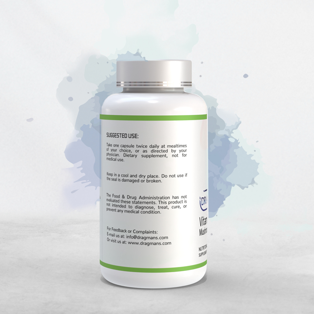 DR AGMANS Vitamin D3 Drops Mushroom Supplement