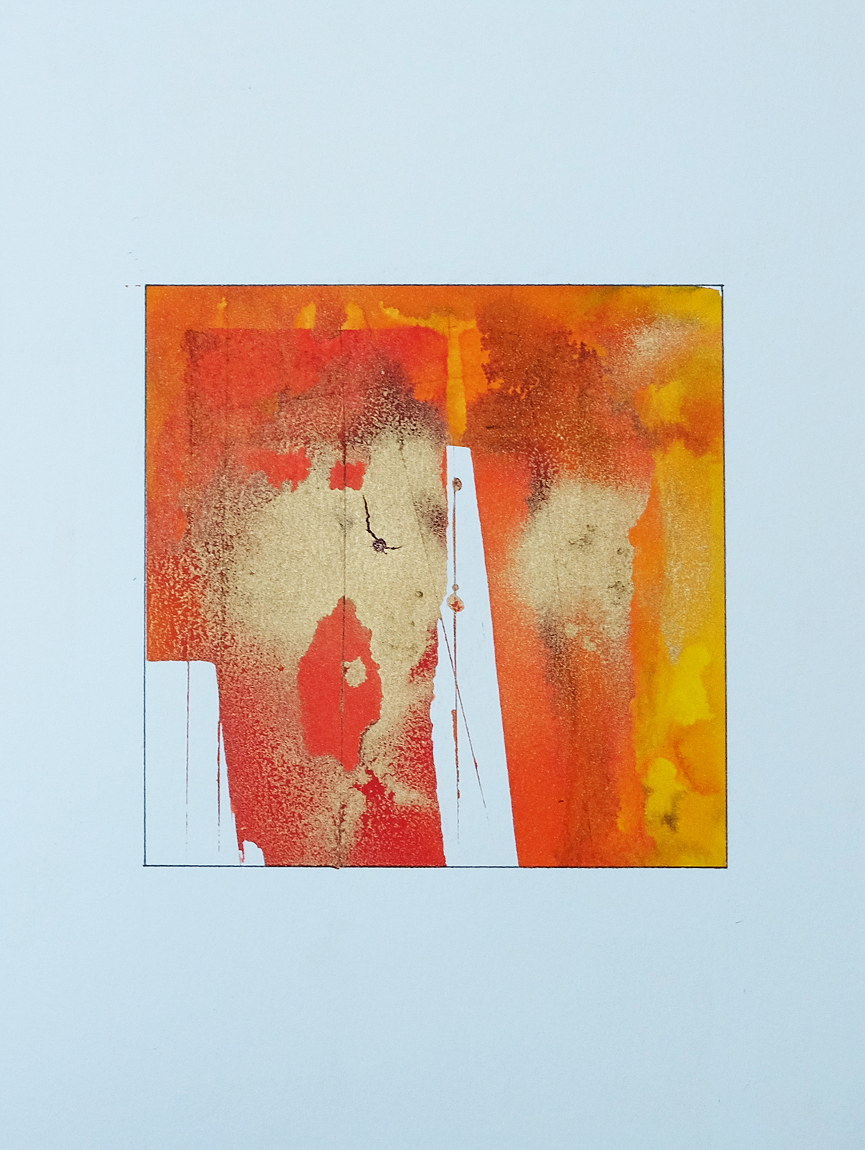 AQUA 8, aquarelle 16 x 16 cm